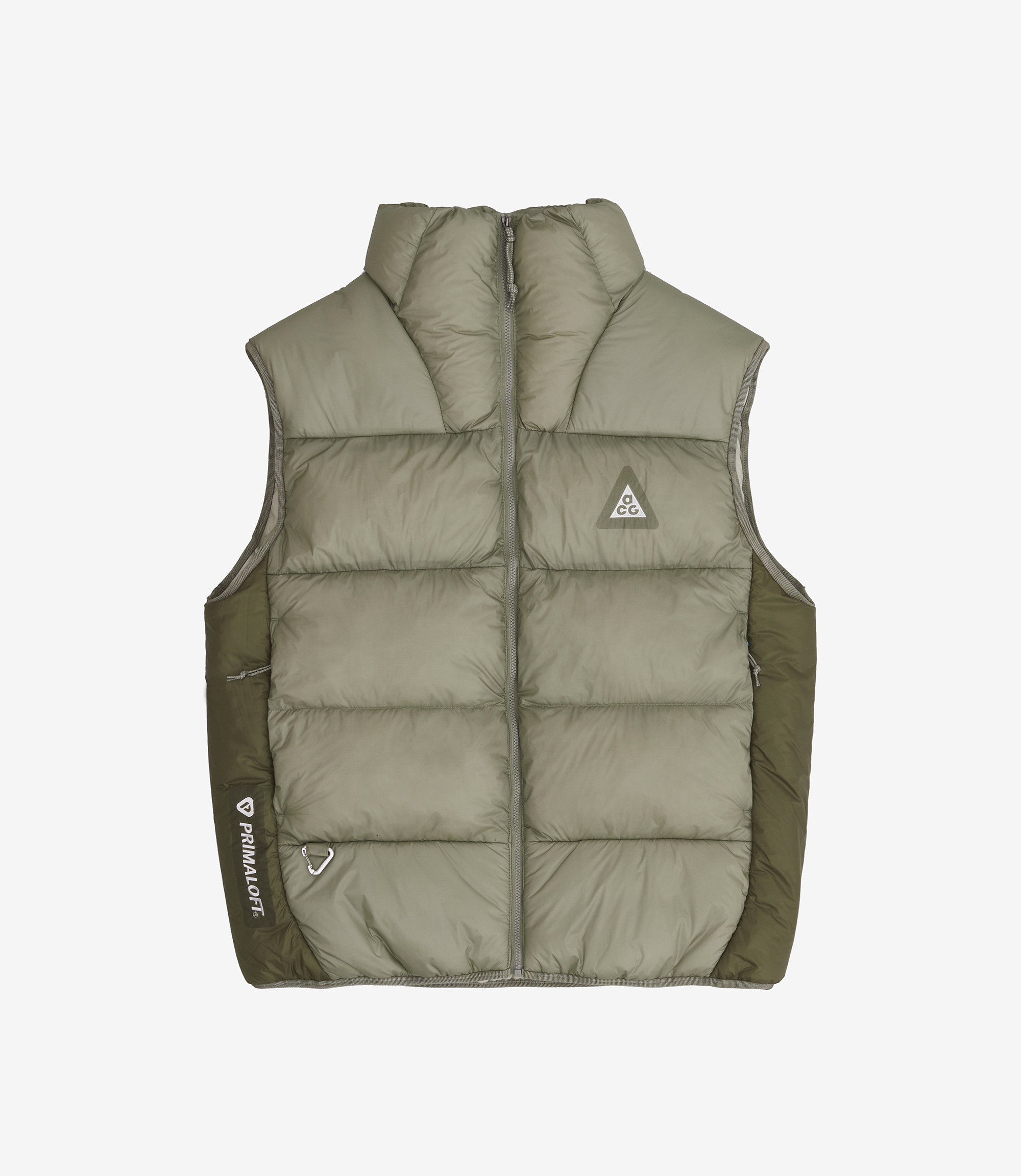 Shop Nike Acg Therma Fit Adv Lunar Lake Puffer Vest Light Army At Itk