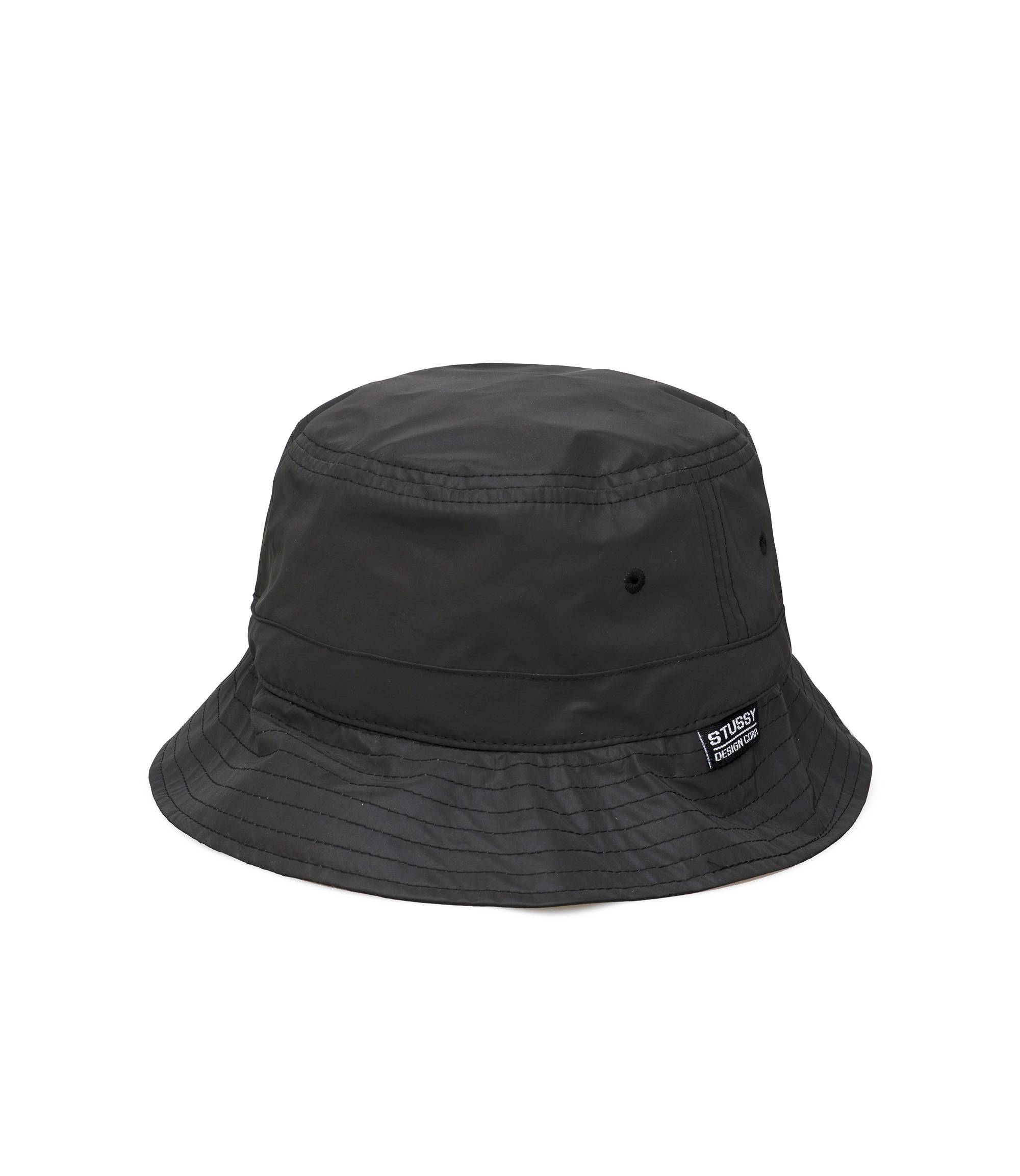 Shop Stussy Reflective Bucket Hat Black at ITK online store