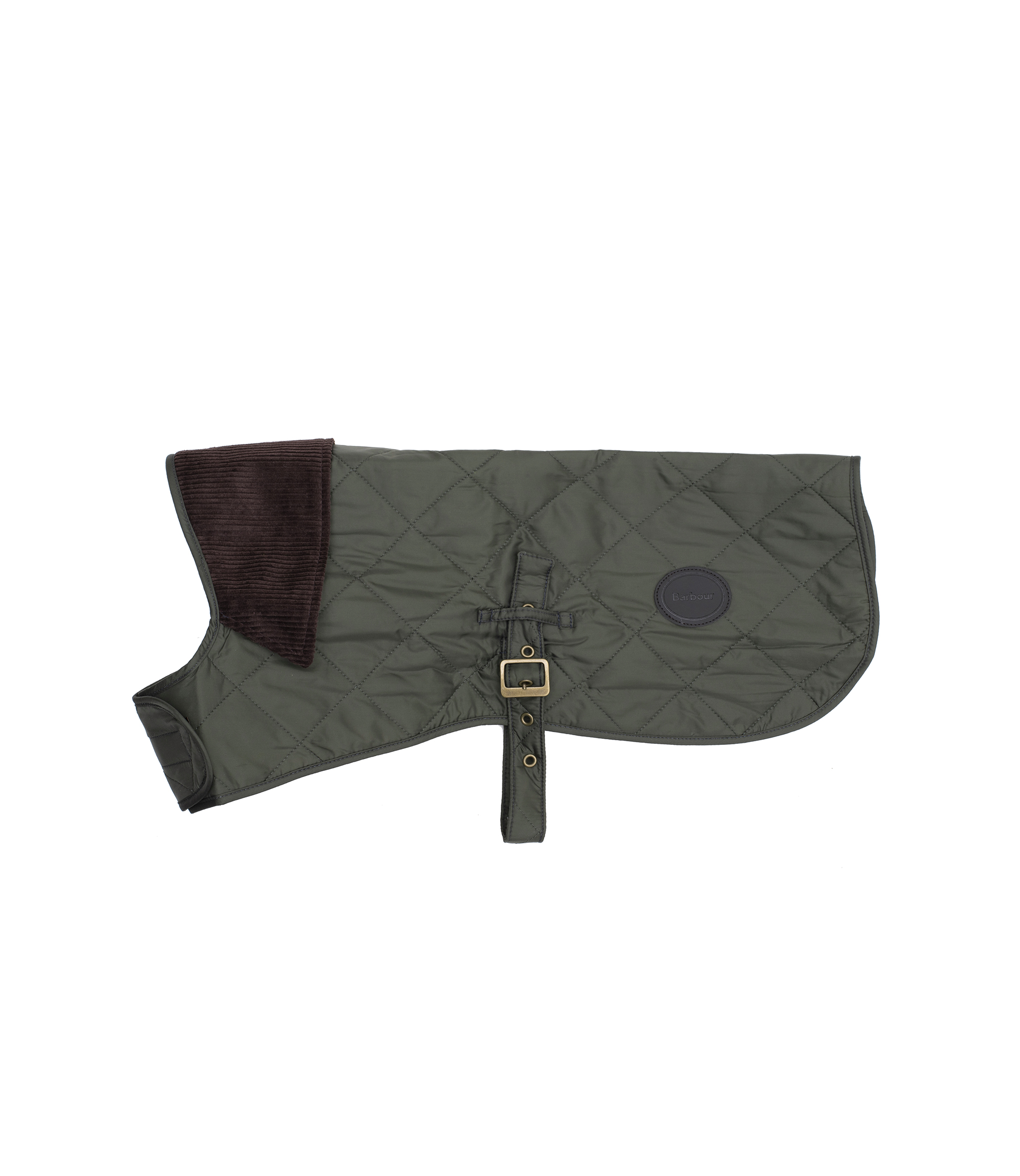 barbour quilted dog coat black