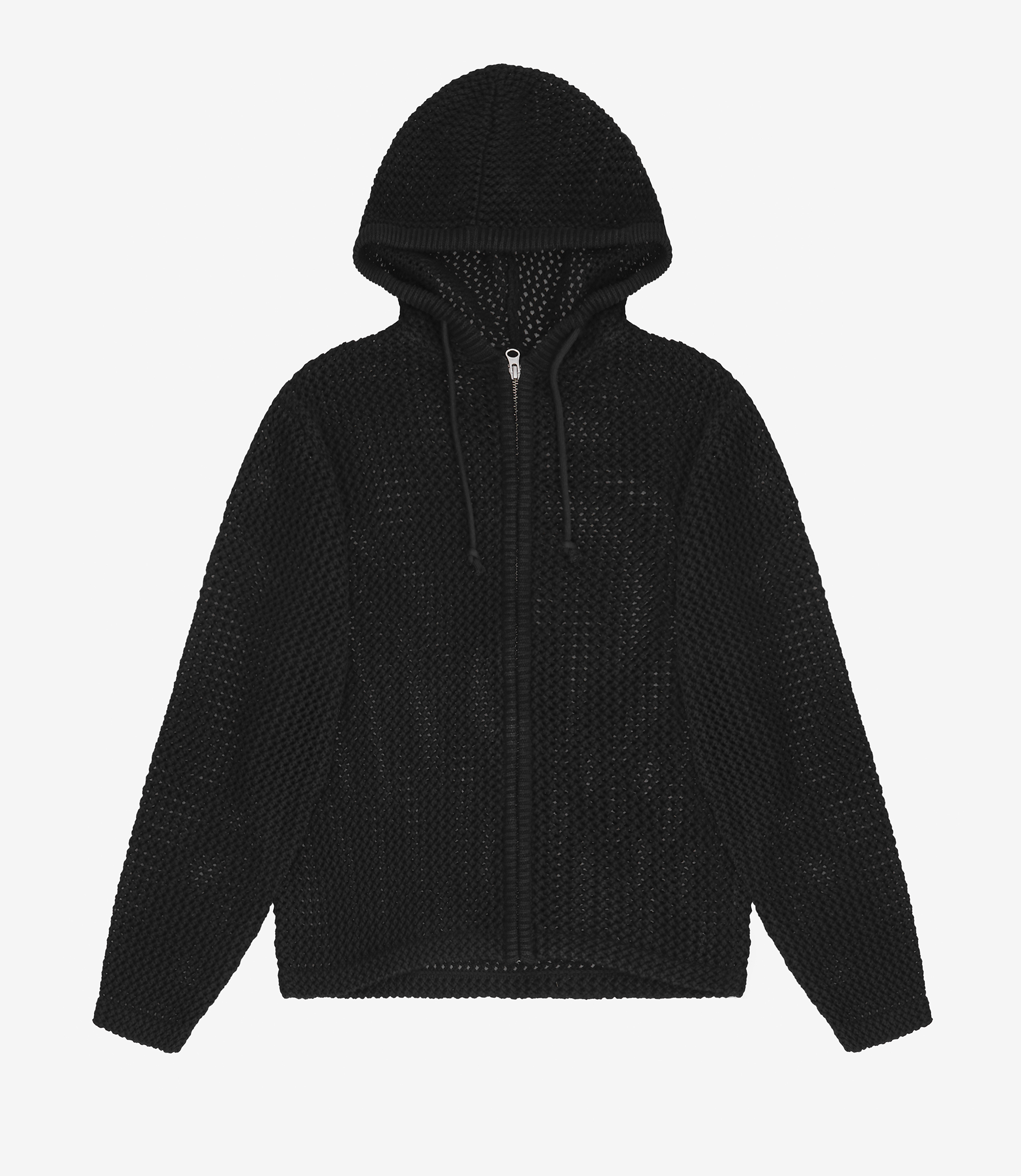 Shop Stussy Mesh Zip Hood Black at itk online store