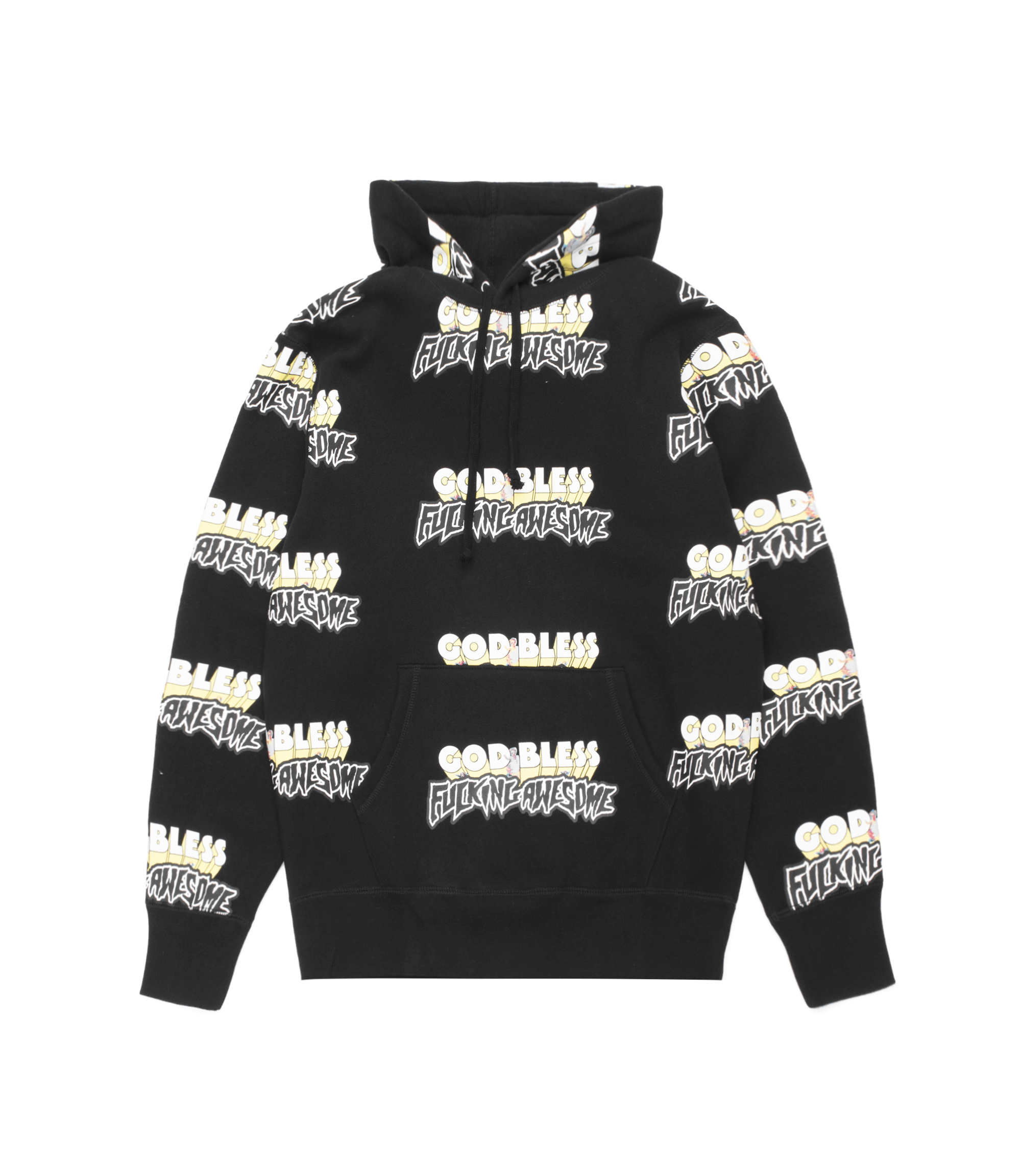 【高価値】 Shop Fucking store online itk at Black Hoodie Bless God Awesome トップス