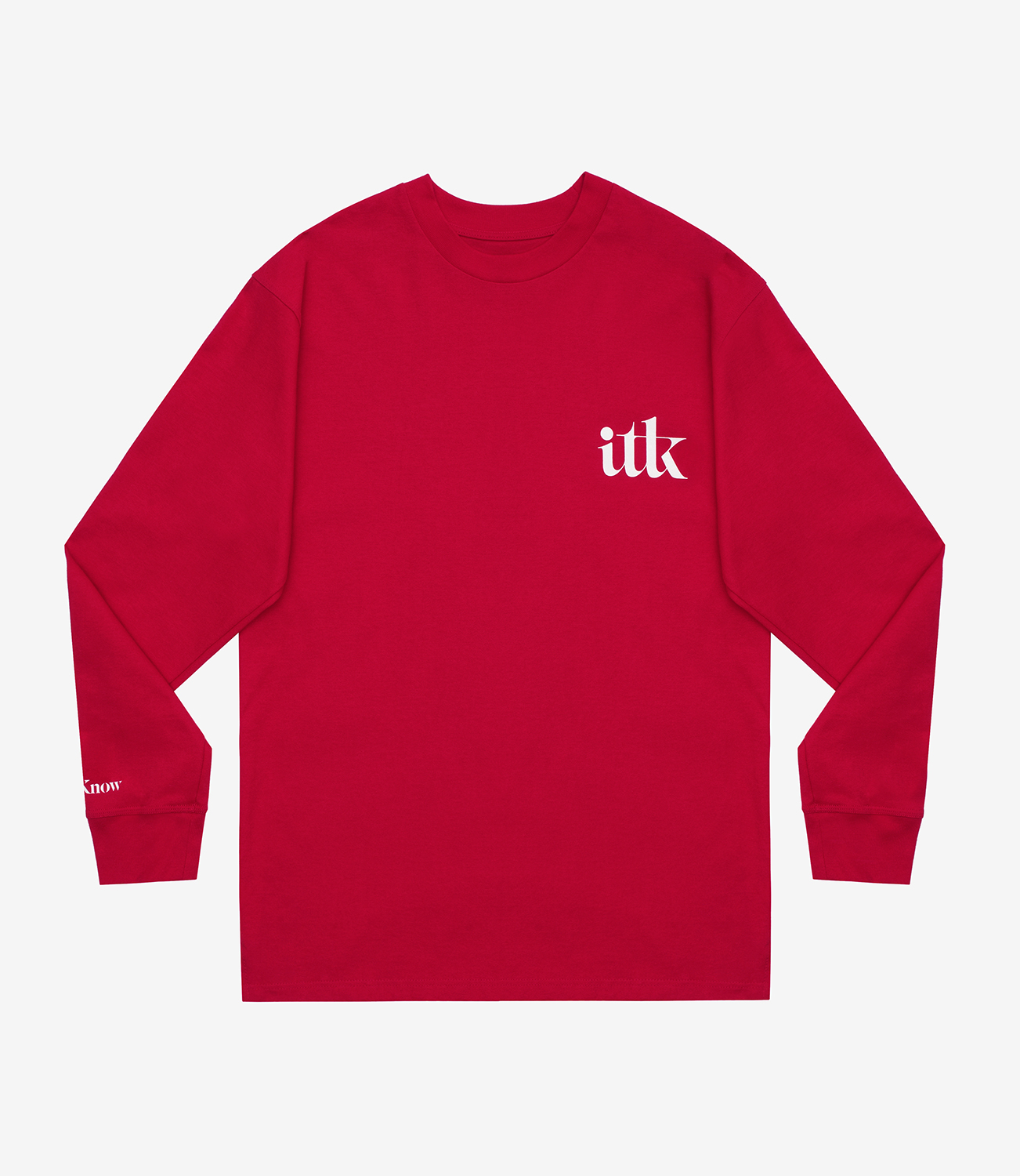 トップス itk Shop itk 'Anniversary' Longsleeve Red at itk online store