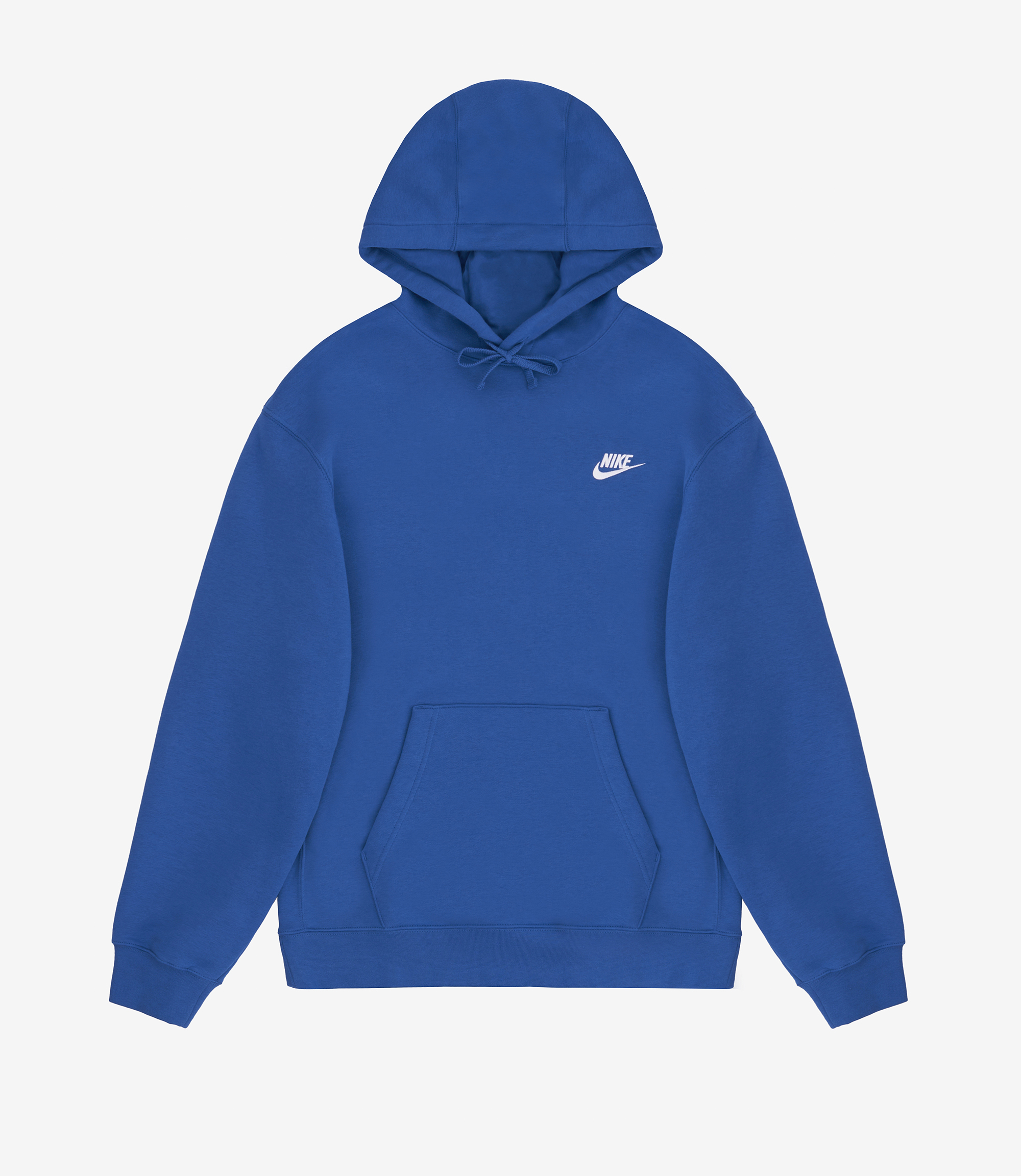 Shop Nike NSW Club Fleece Pullover Hoodie BV2654-407 blue