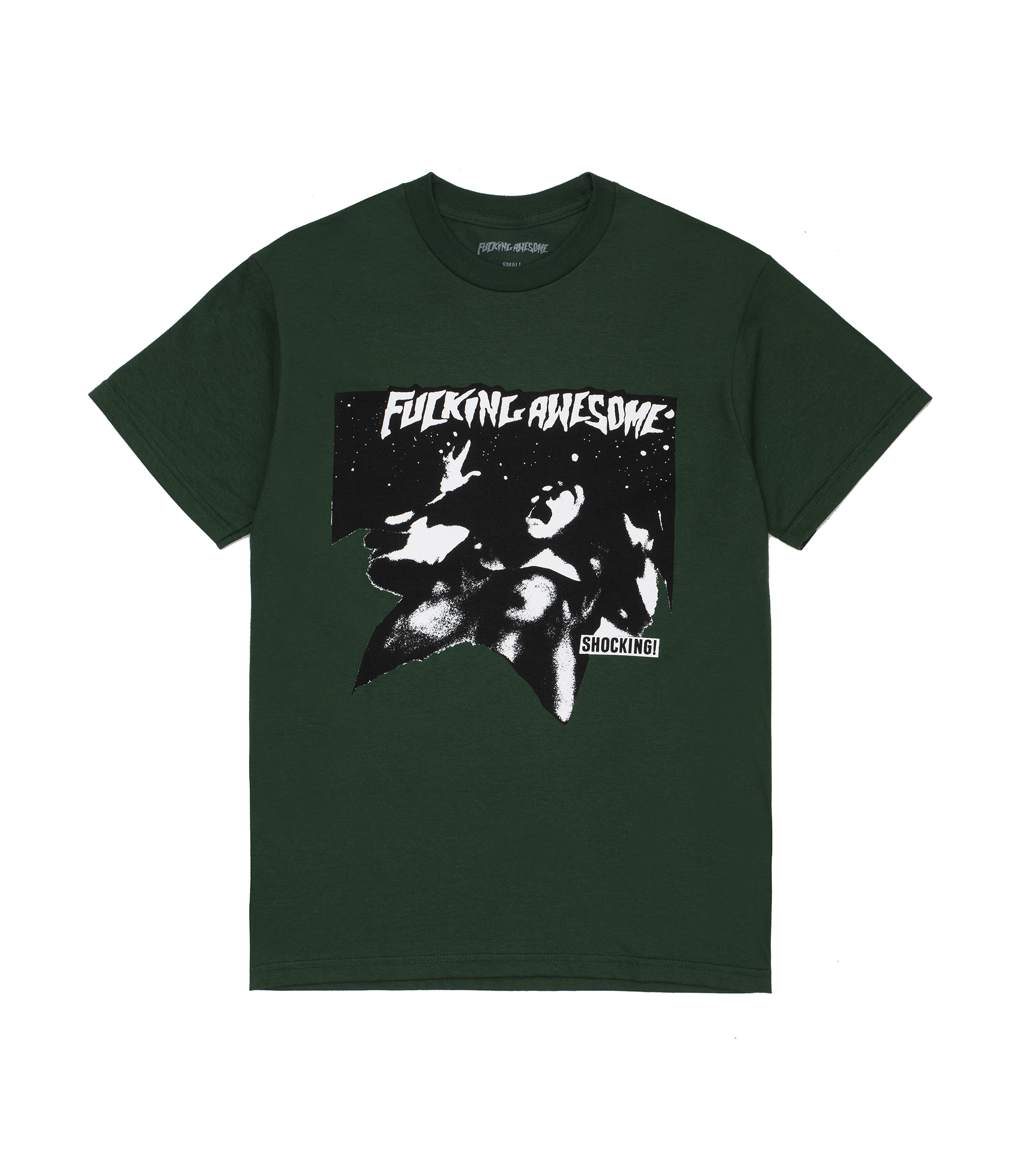 Shop Fucking Awesome Shocking Tee Dark Green at itk online store