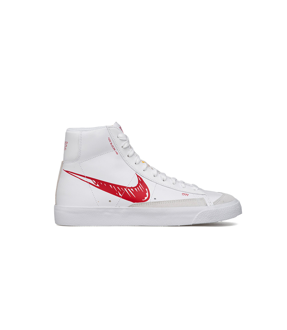 Nike blazer mid 77 red sketch hotsell