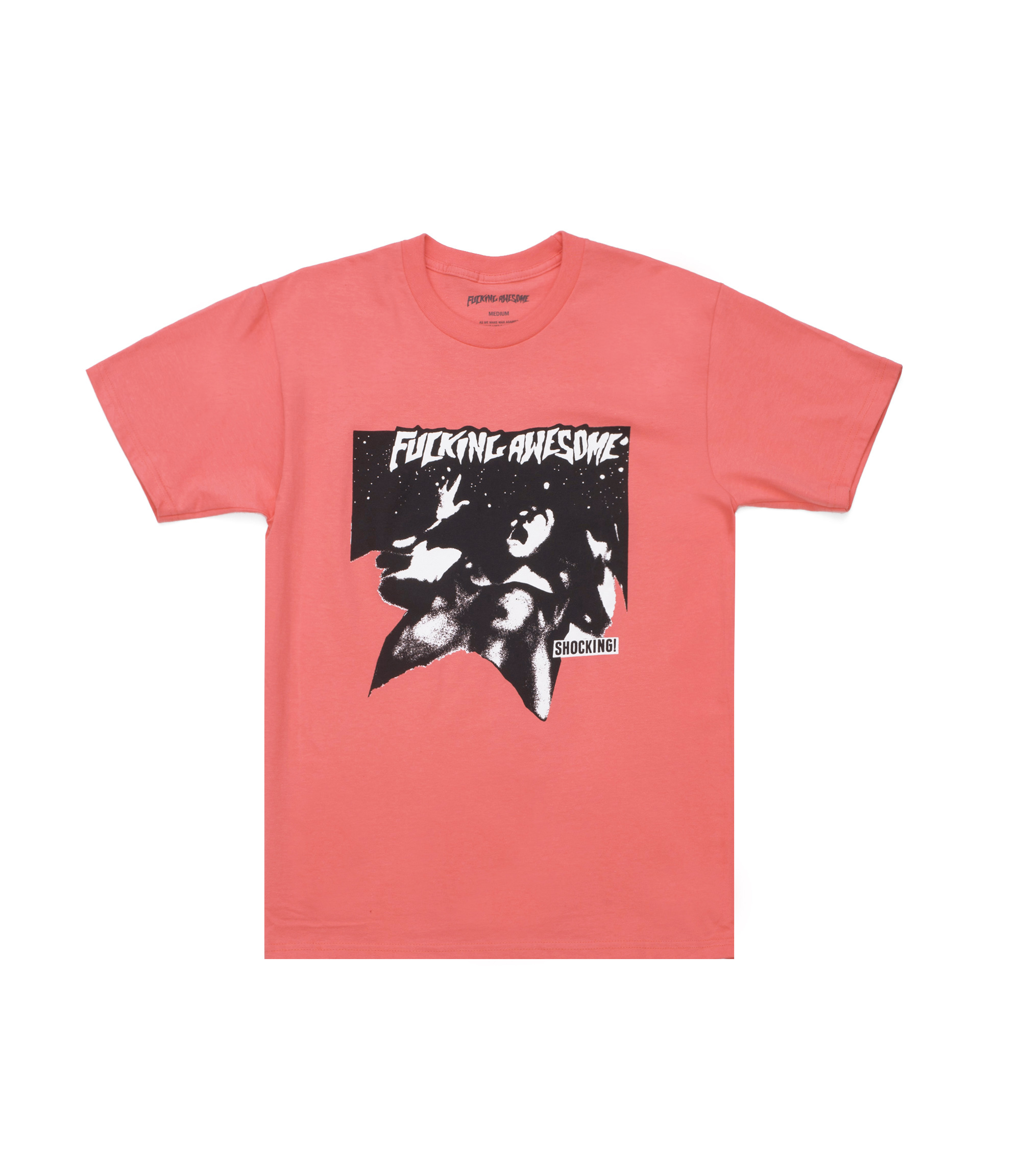 【FUCKING AWESOME】2012 OG STAMP LOGO TEE CORAL SILK fucking-awesome-stamp-t-