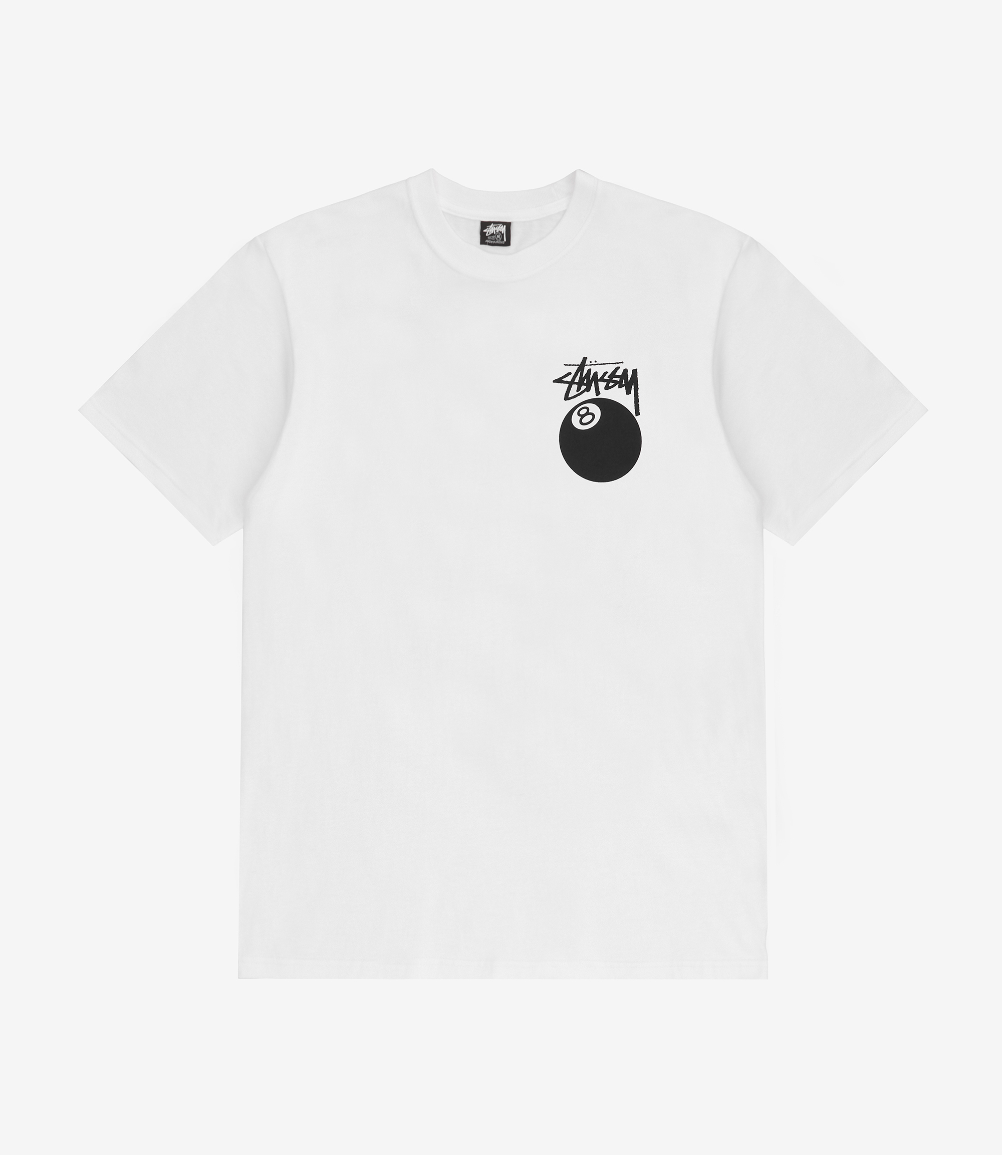 Shop Stussy 8 Ball Tee White at itk online store