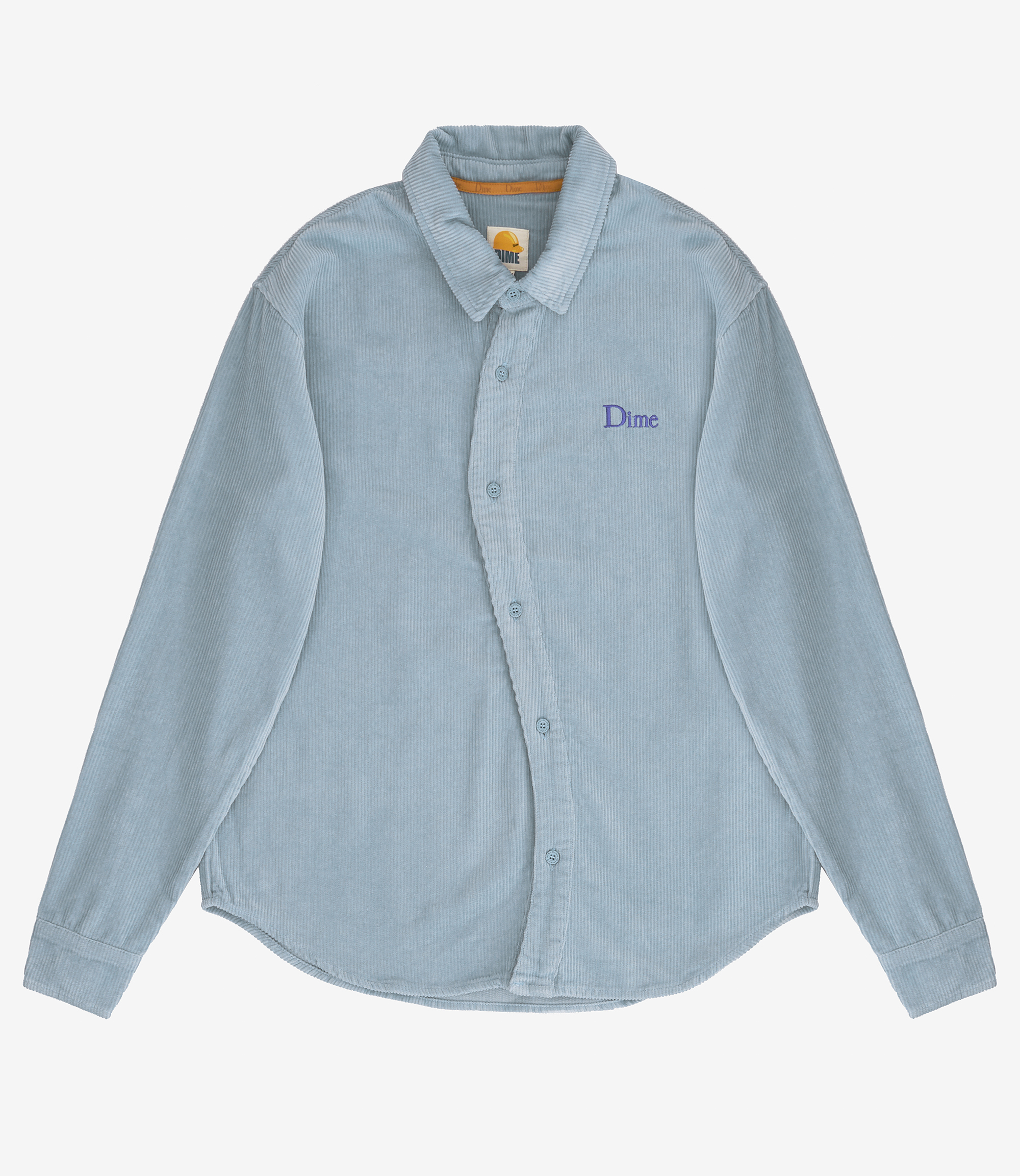 Shop Dime Wave Corduroy Shirt Stone Blue at itk online store