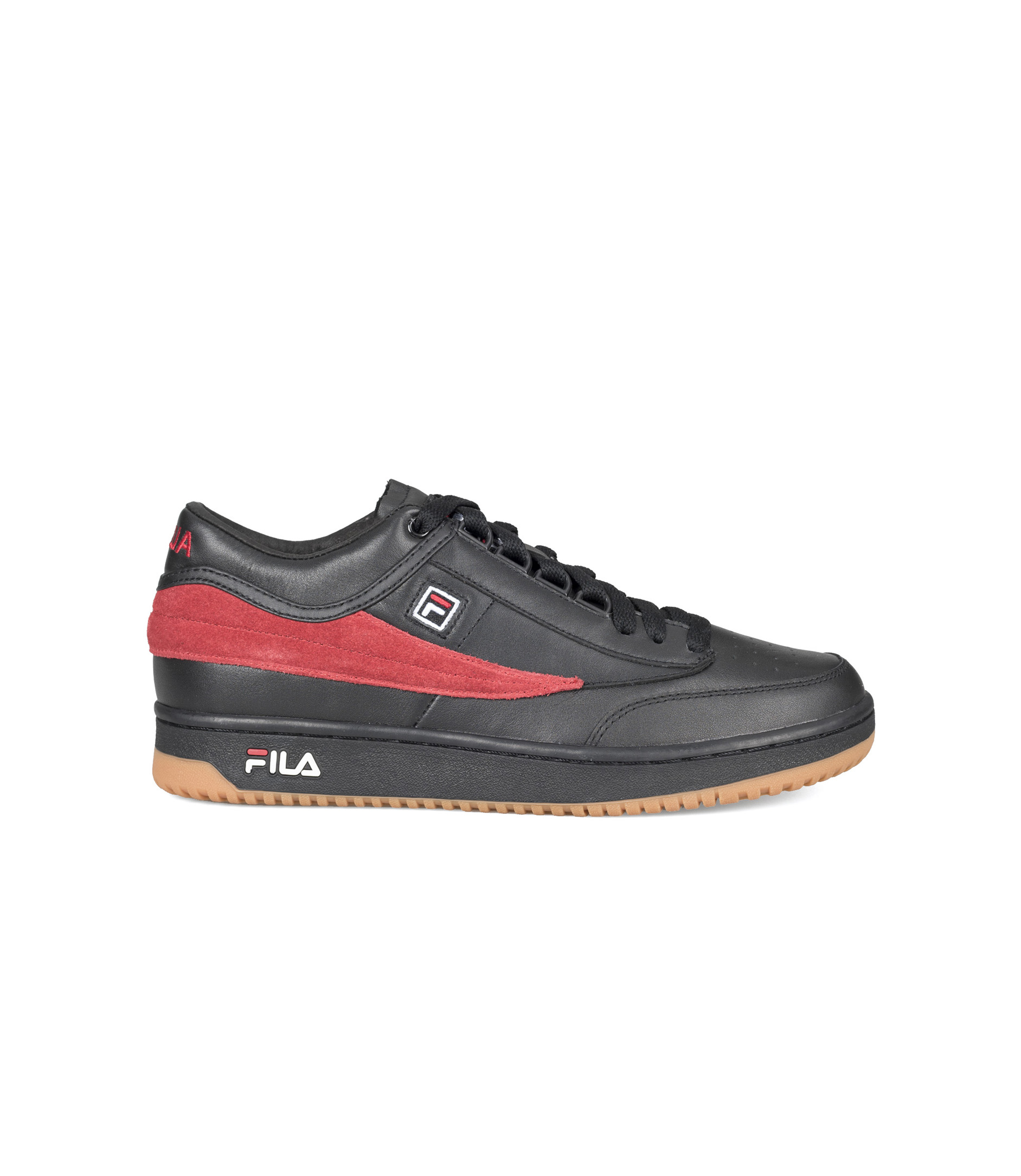 laden ziek Pigment Shop Gosha Rubchinskiy x Fila T-1 Mid Sneakers Black/Red at itk online store