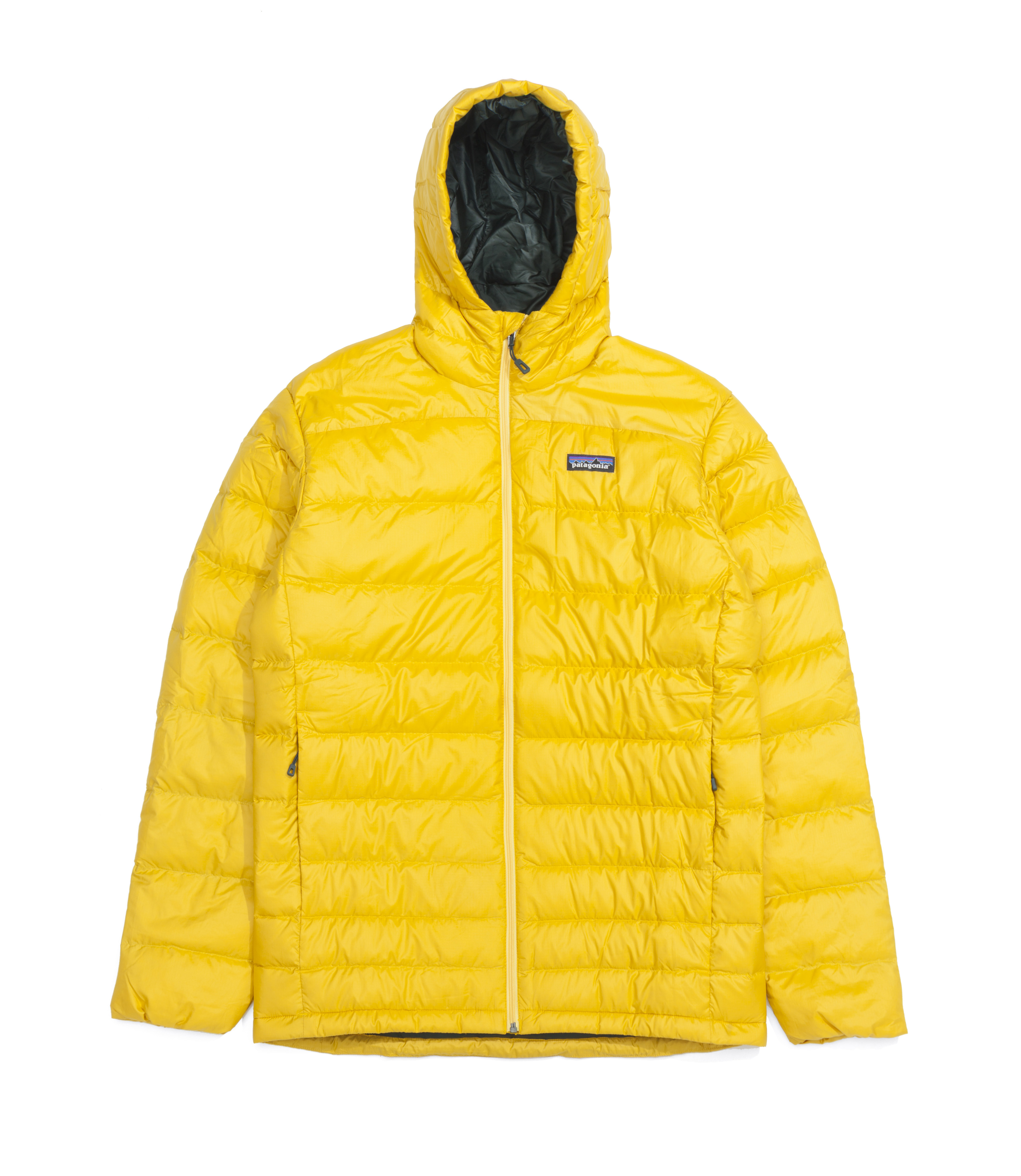 Shop Patagonia Men's Hi-Loft Down Sweater Hoody Sulphur Yellow at ITK ...