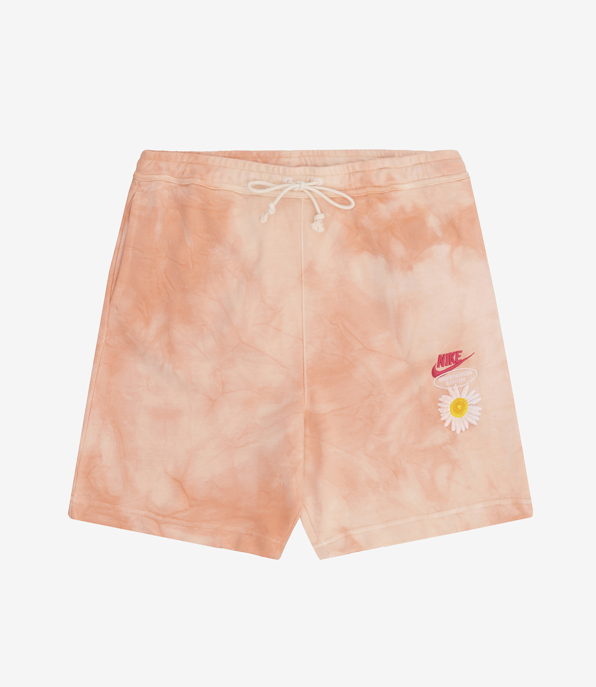 nike french terry shorts pink