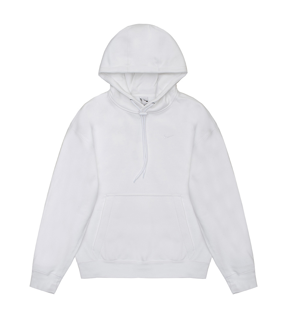 Shop NikeLab Embroidered Swoosh Hoodie White at itk online store