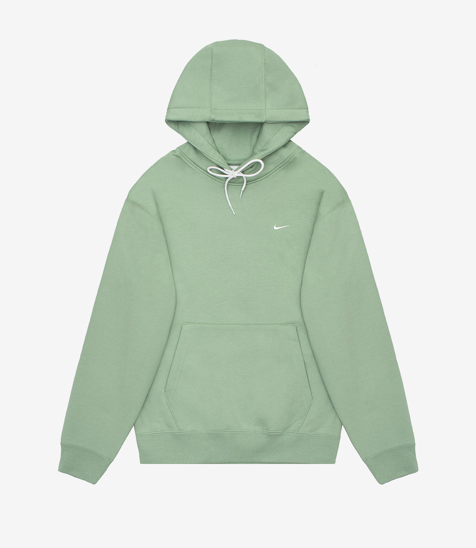 Shop NikeLab Embroidered Swoosh Hoodie Steam/White at itk online store