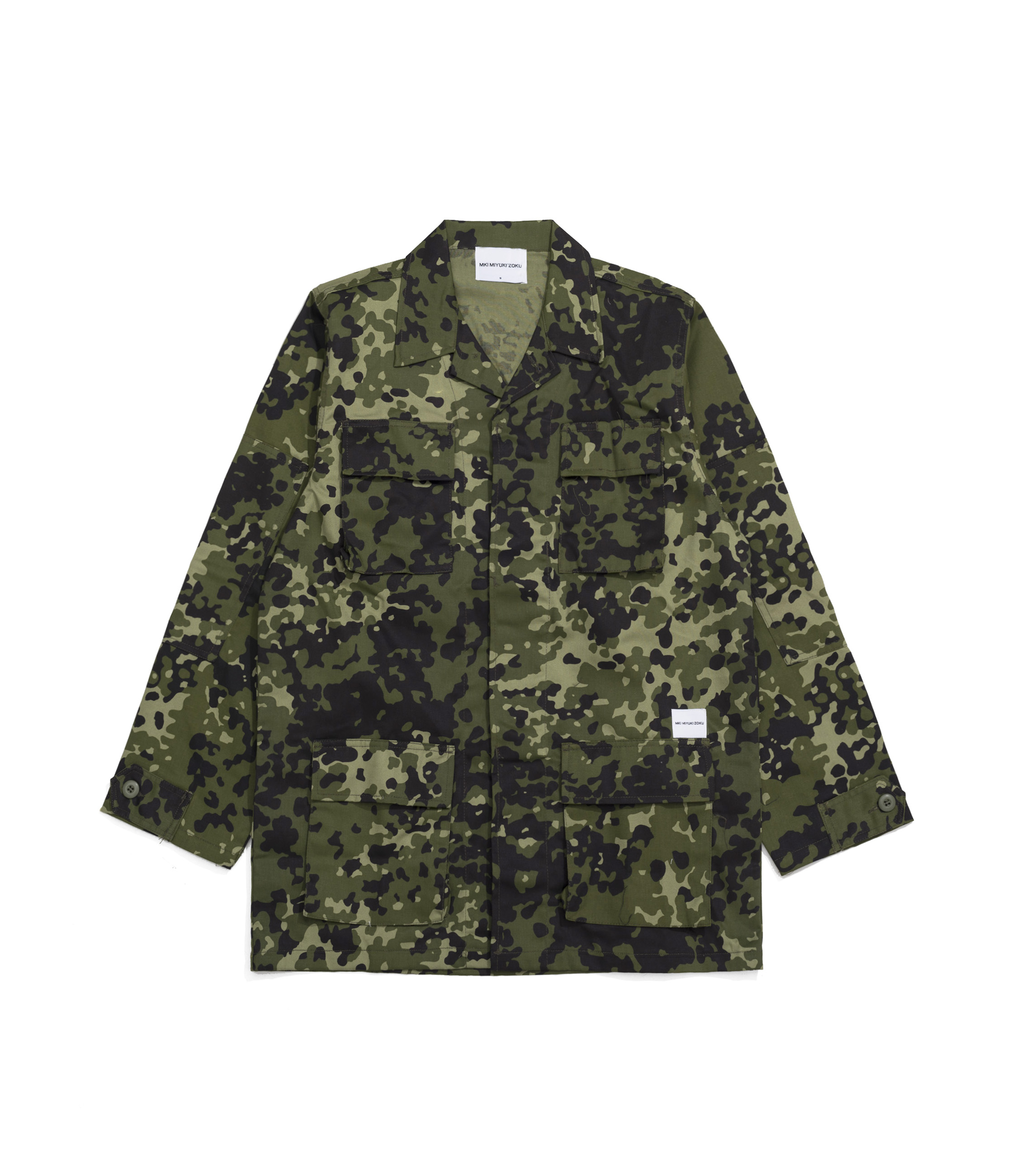 Shop MKI Miyuki-Zoku Fatigue Overshirt Fleck Camo at itk online store