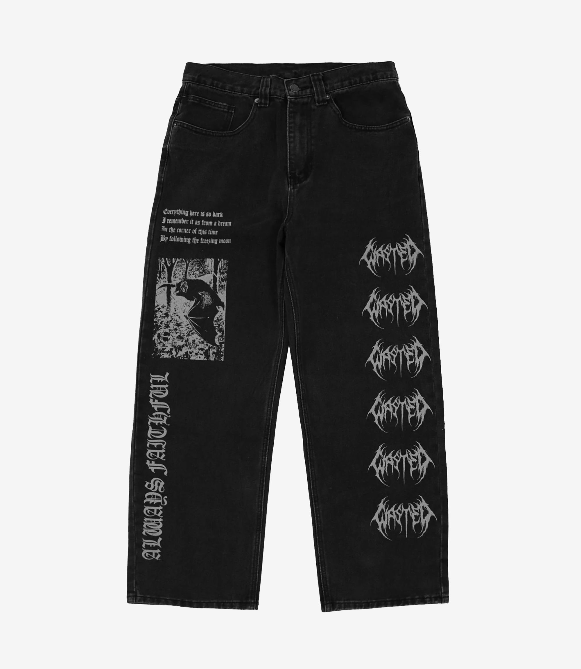 Shop Wasted Paris Casper Sight Pant Black at itk online store