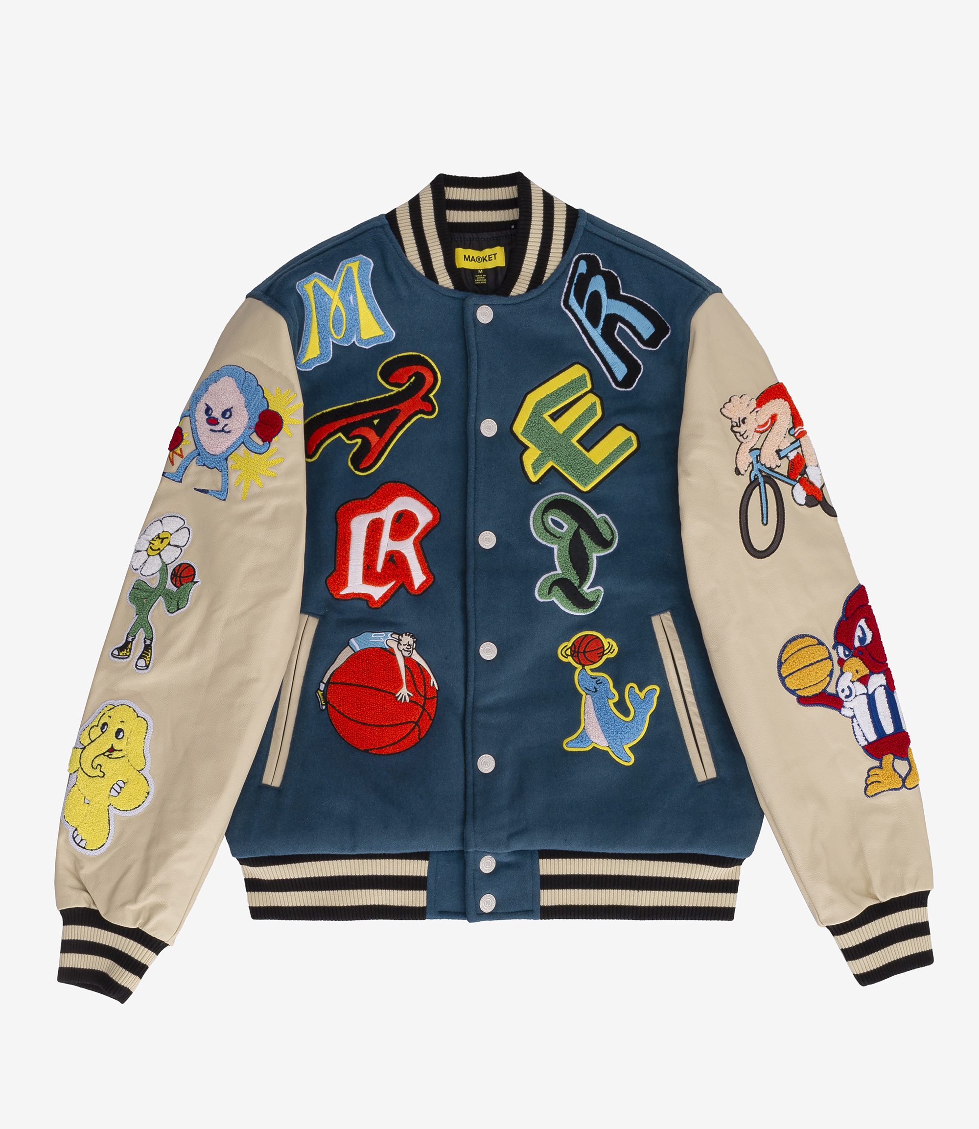 MARKET VARSITY OVERLOAD VARSITY JACKET - MULTI