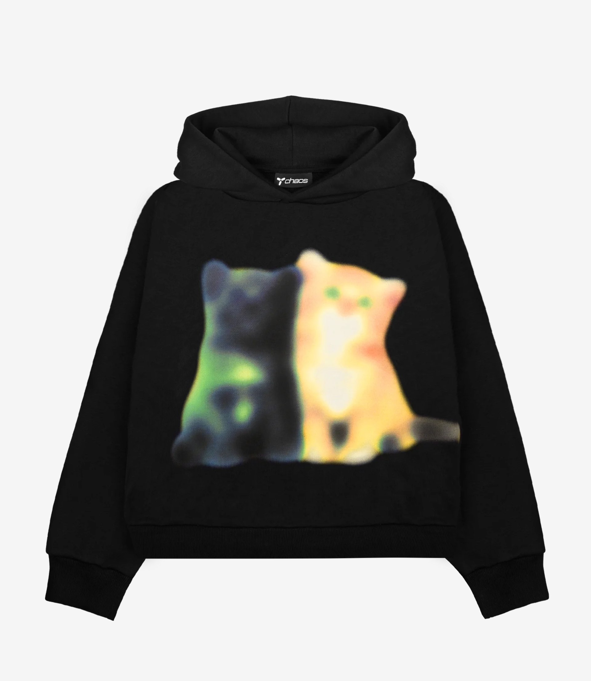 Shop Chaos Gone Global Kitties Hoodie Black at itk online store