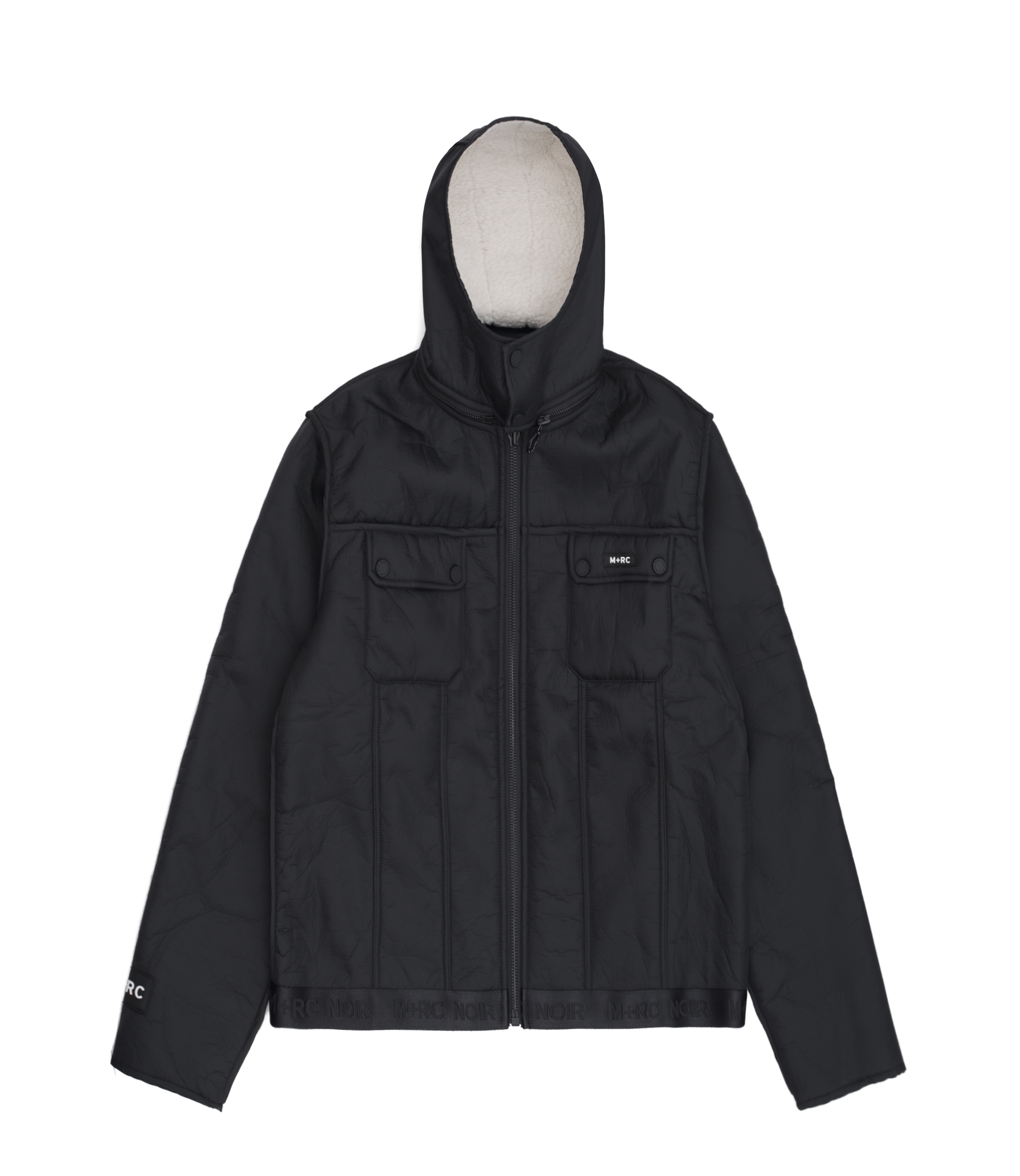 Shop M+RC Noir Fargo Shearling Jacket Black at itk online store