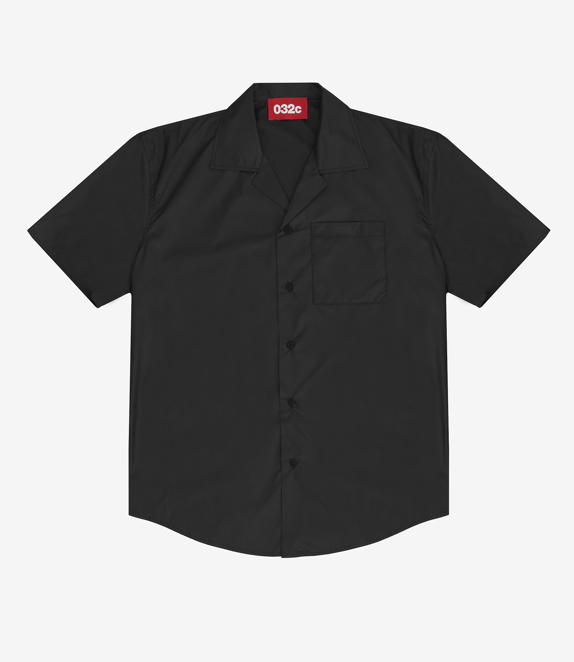 Shop 032c Bowling Shirt Black at itk online store