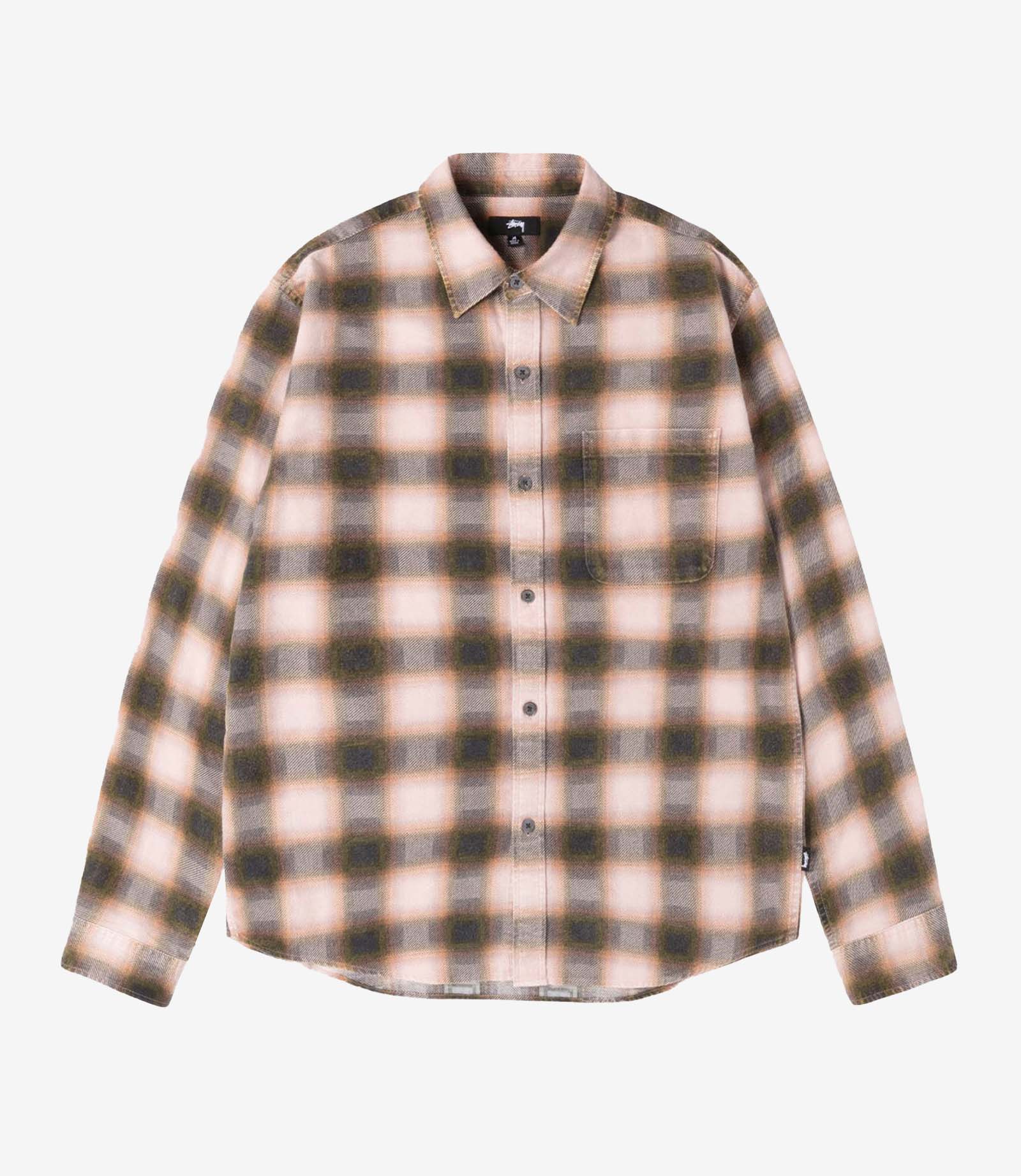 Shop Stussy June Plaid Shirt Rose at itk online store