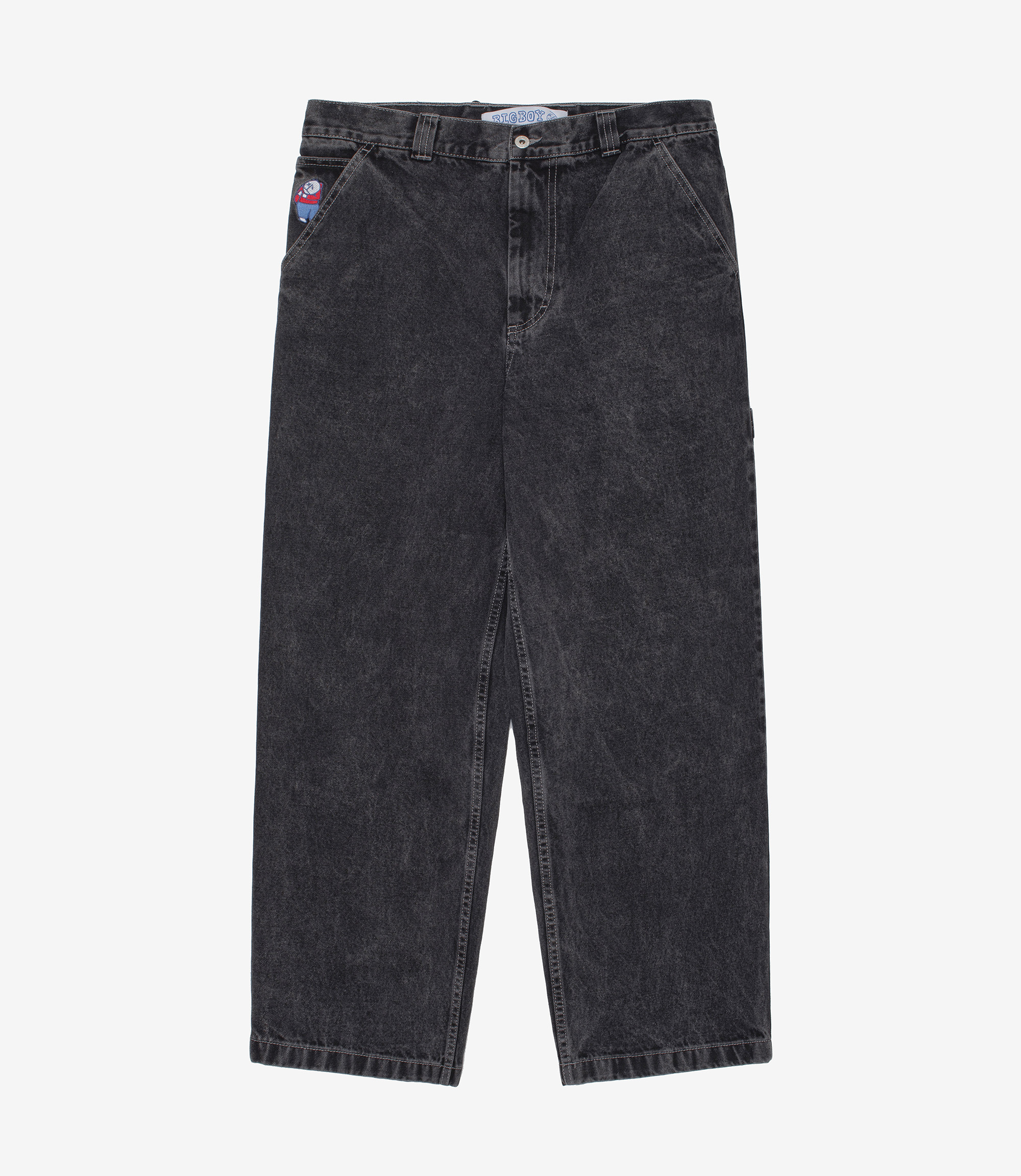 Shop Polar Skate Co Big Boy Work Pants Washed Black at itk online store