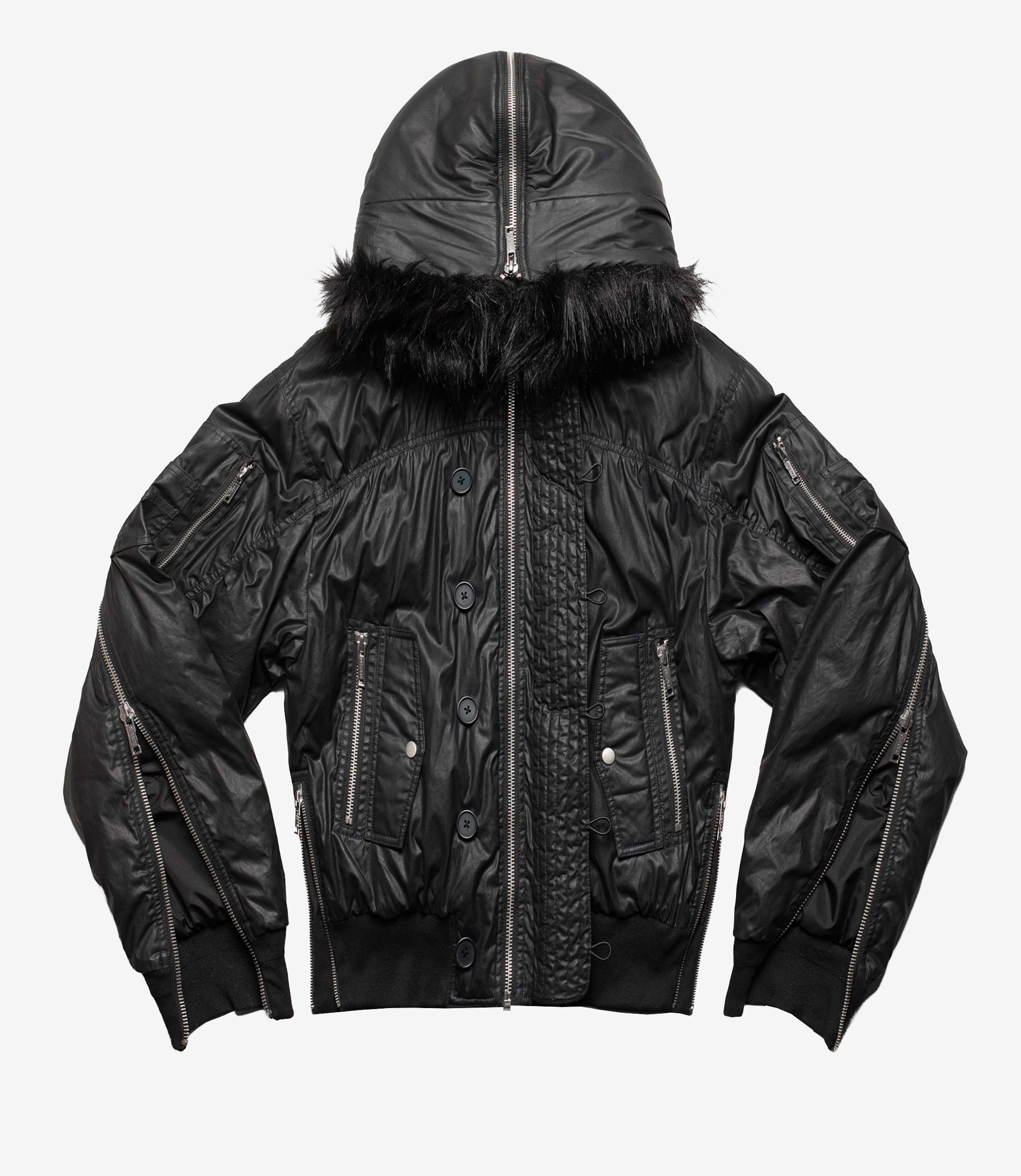 Shop Racer Worldwide Waxed Aviator Bomber Black at itk online store