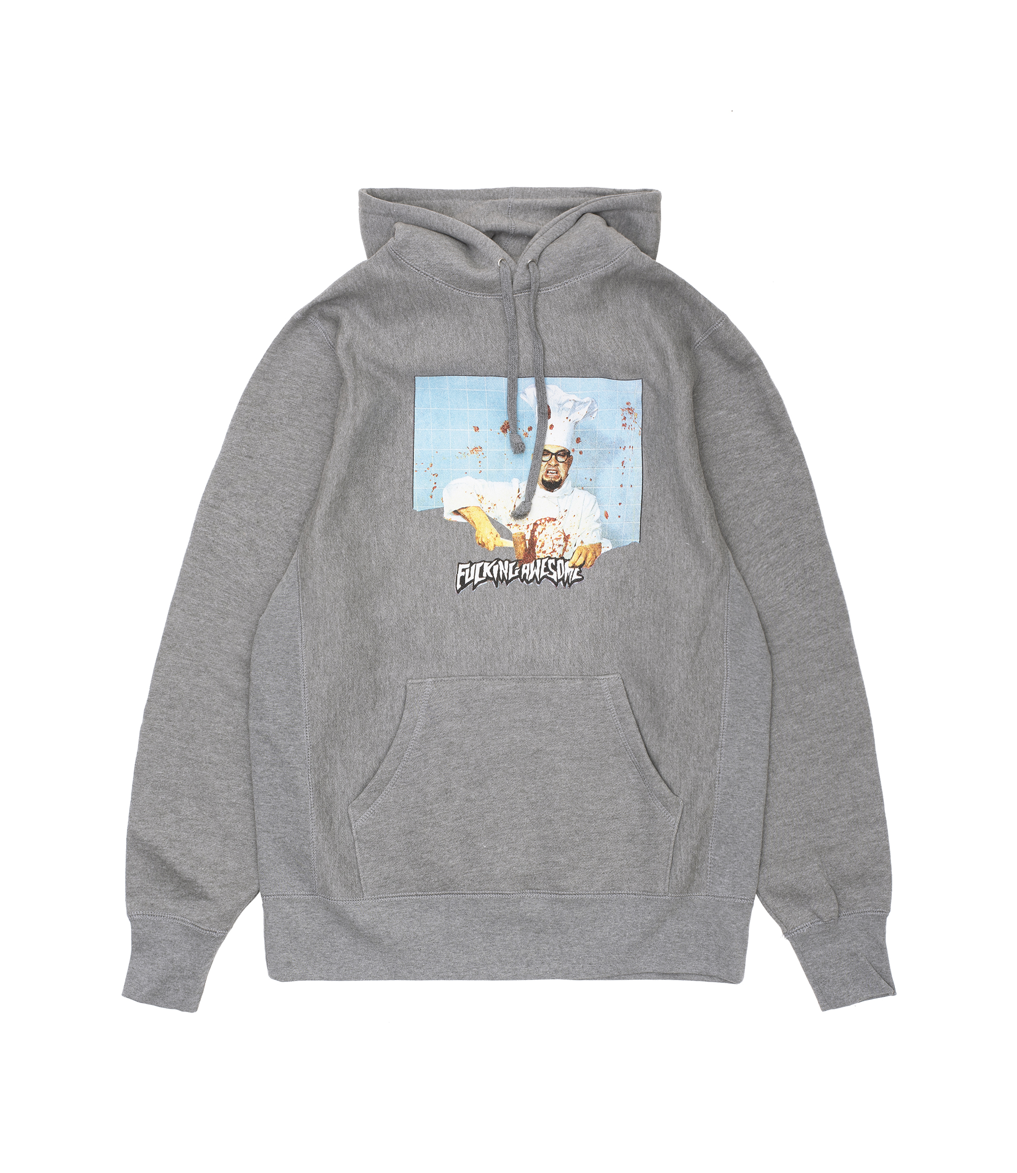 Shop Fucking Awesome Bash Hoodie Grey at itk online store