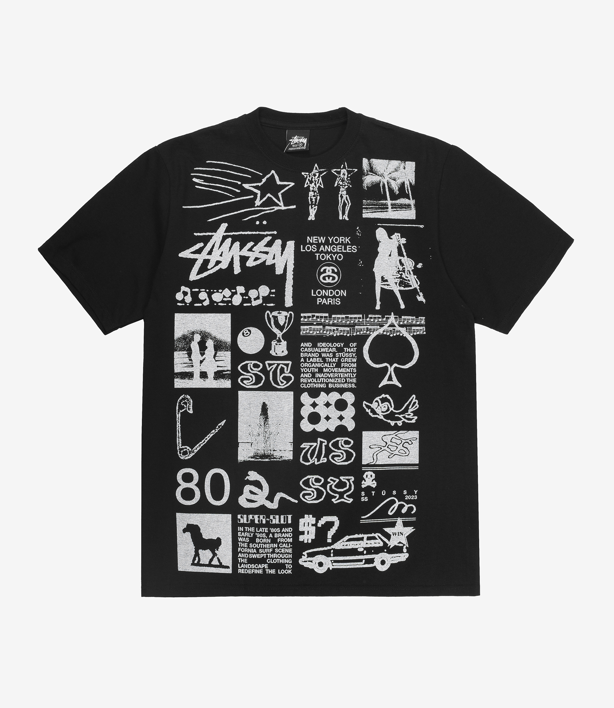 新品 22AW STUSSY SS−LINK TEE BLACK S サイズ Buy Stussy Ss Link Tee 'Black' - 1903376 BLAC | GOAT