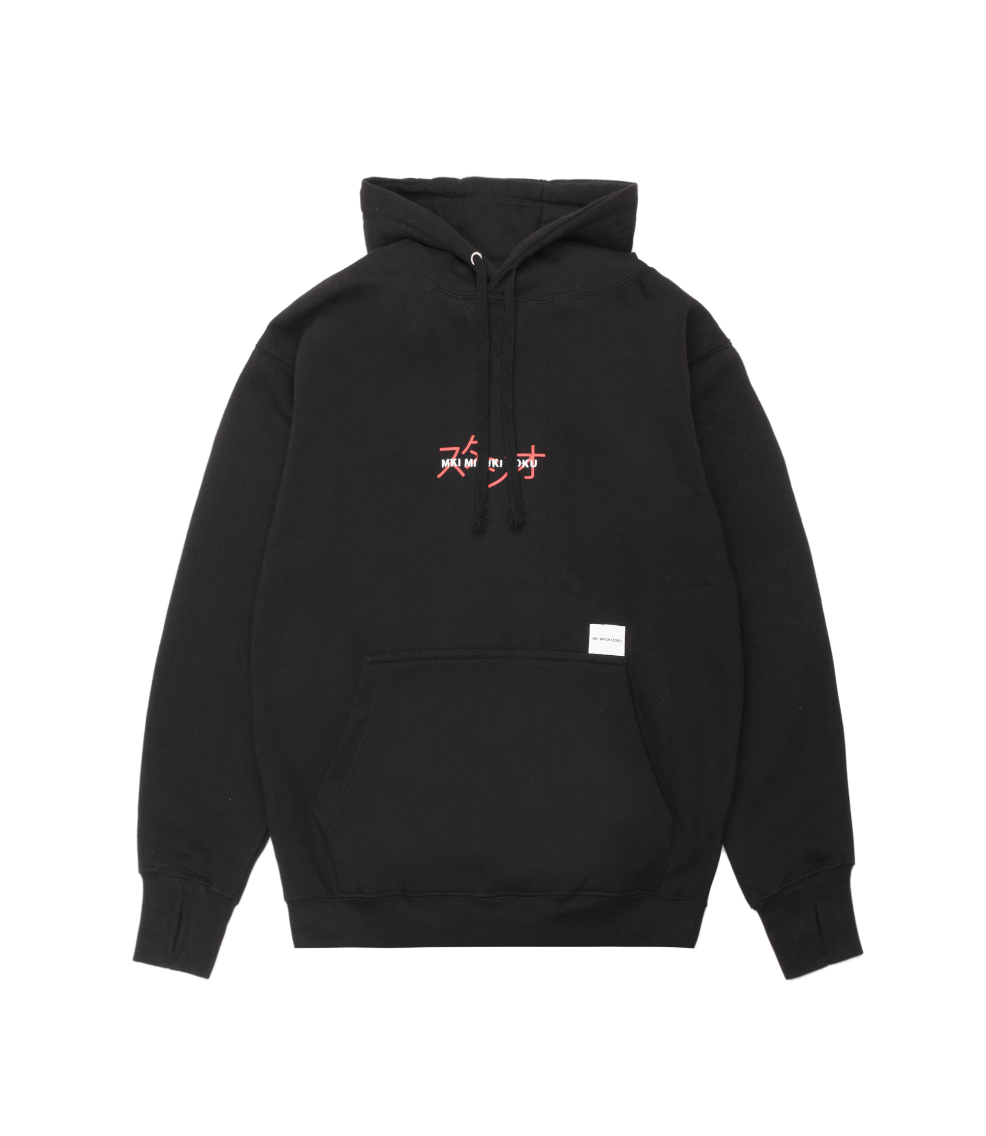 Shop MKI Miyuki-Zoku Overlay Hoodie Black at itk online store