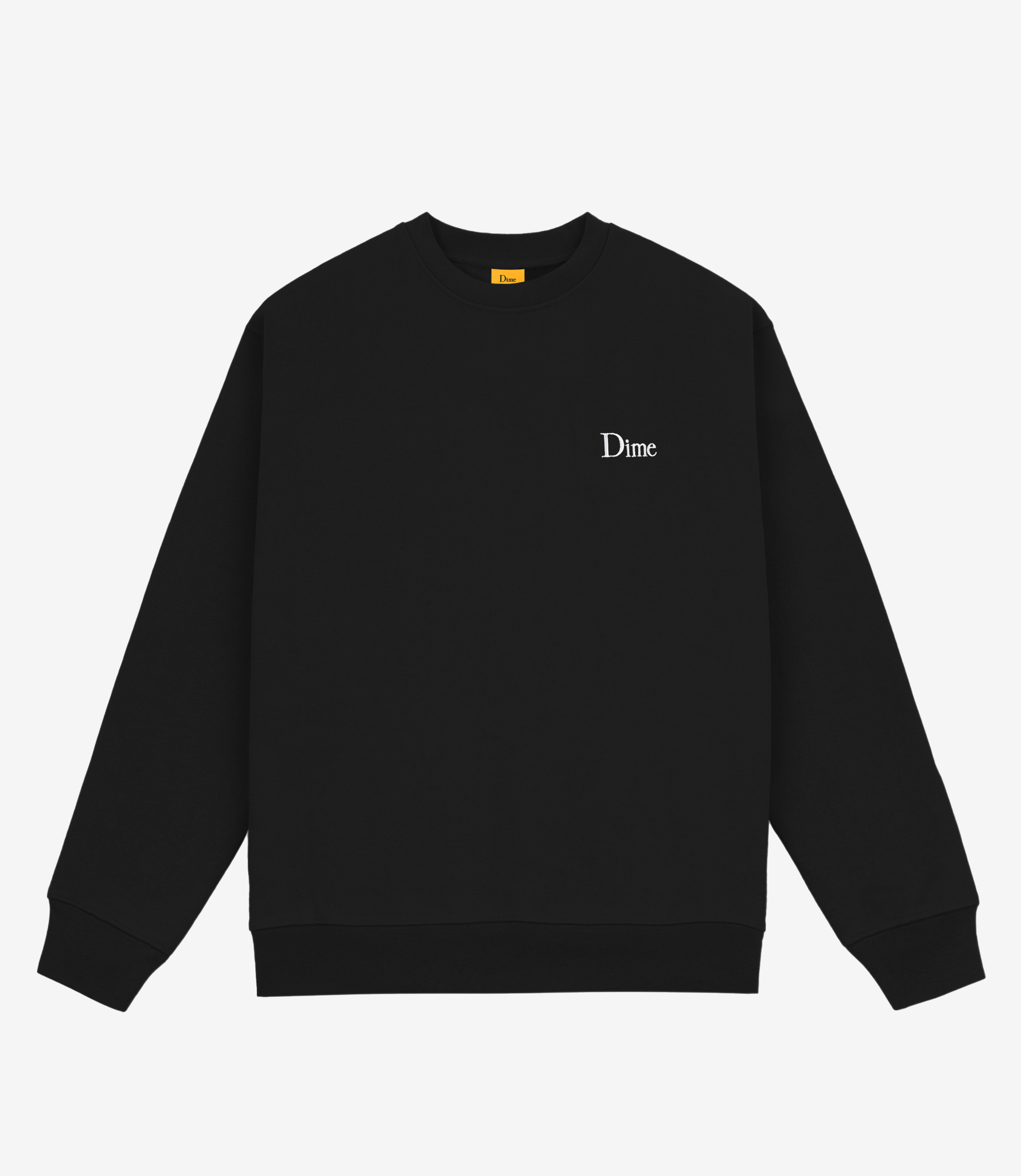 Dime Tech crewneck black – zeropolis