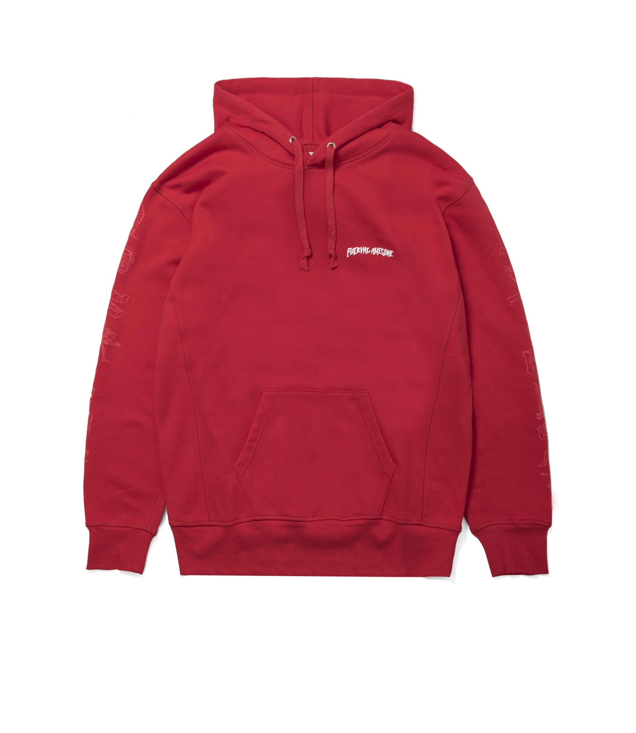 Shop Fucking Awesome Dictionary Sleeve Hoodie Red at itk