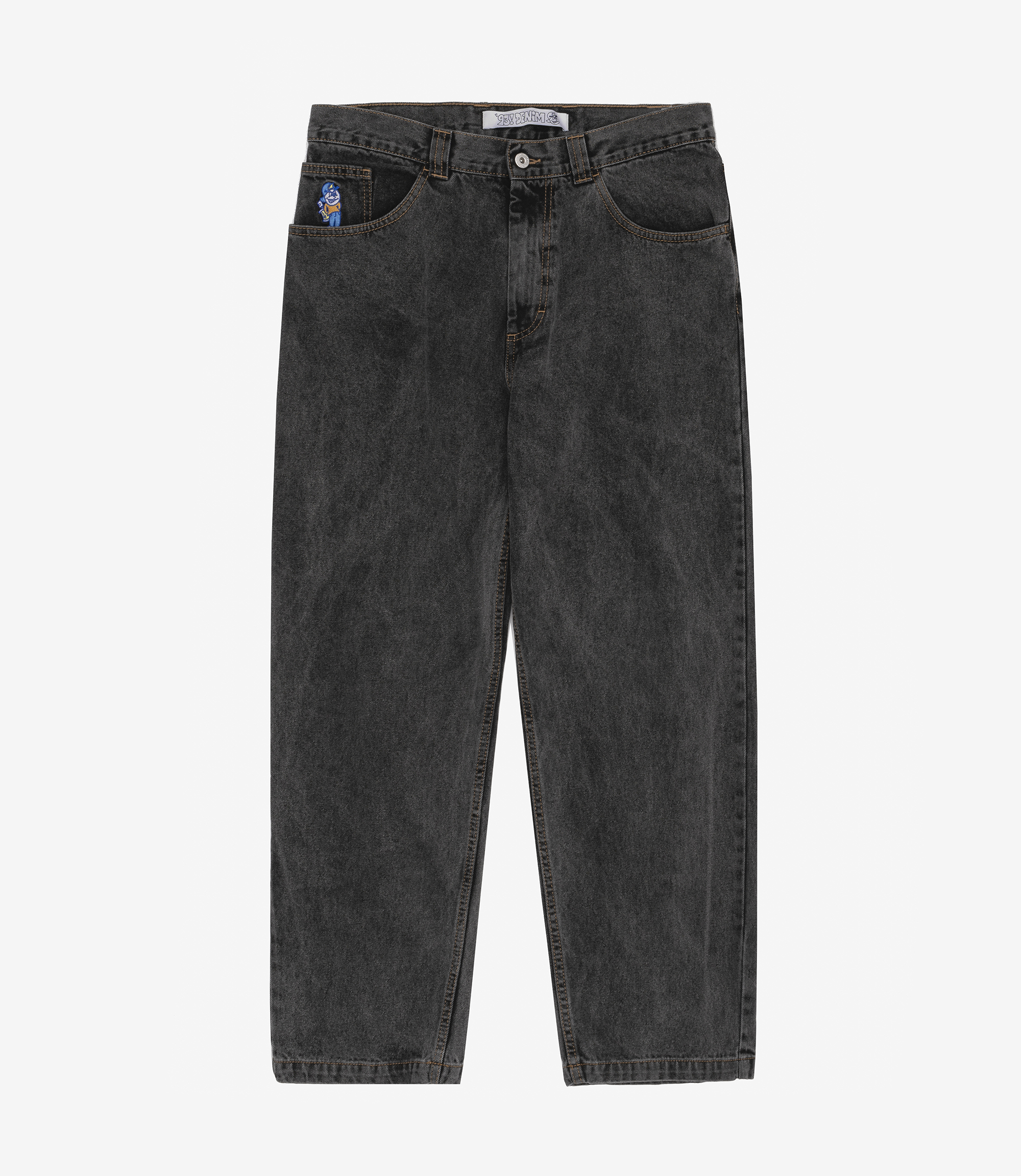 Shop Polar Skate Co '93 Denim Jeans Washed Black at itk online 