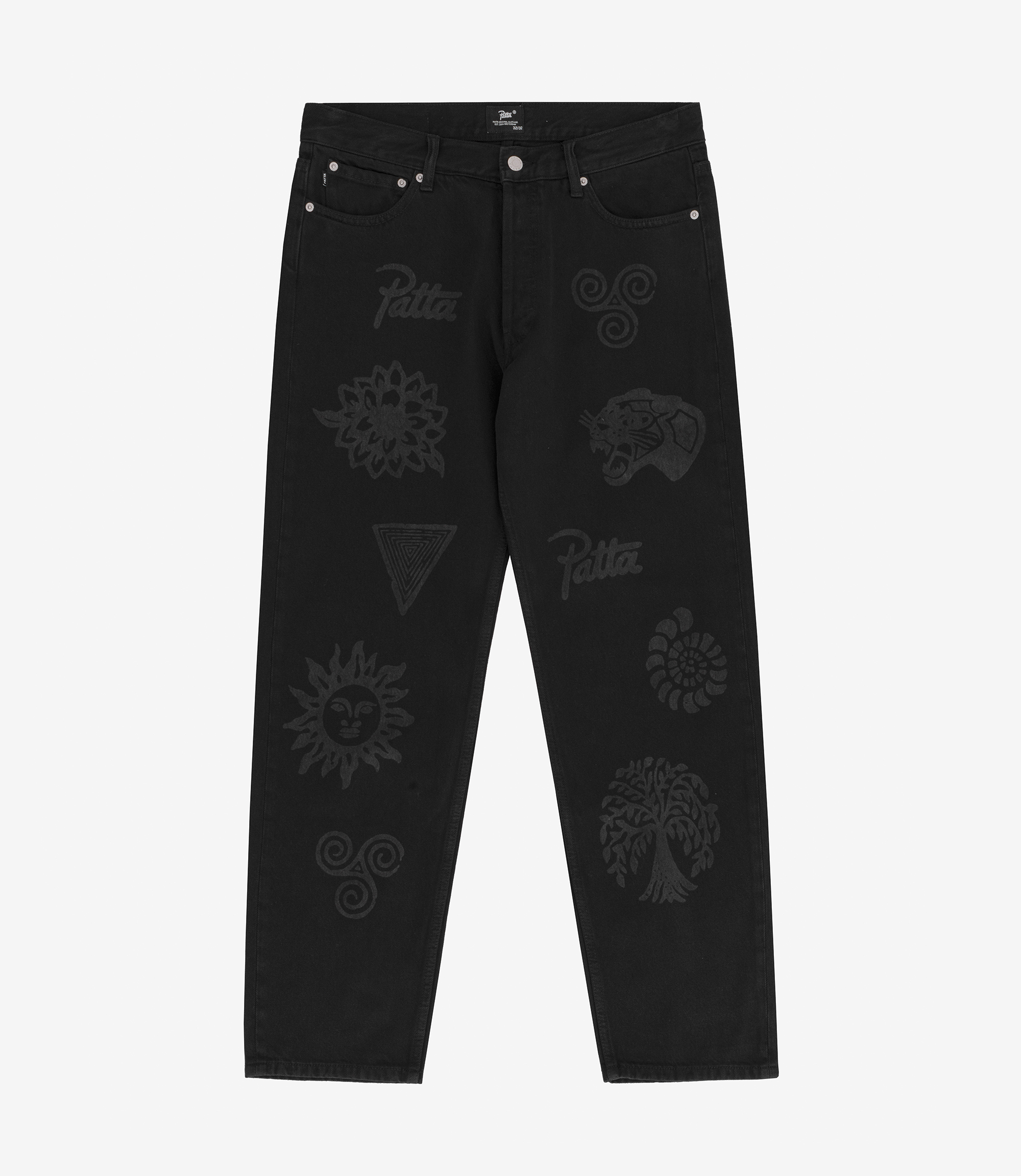 36 PATTA / Hope Love Peace Jeans