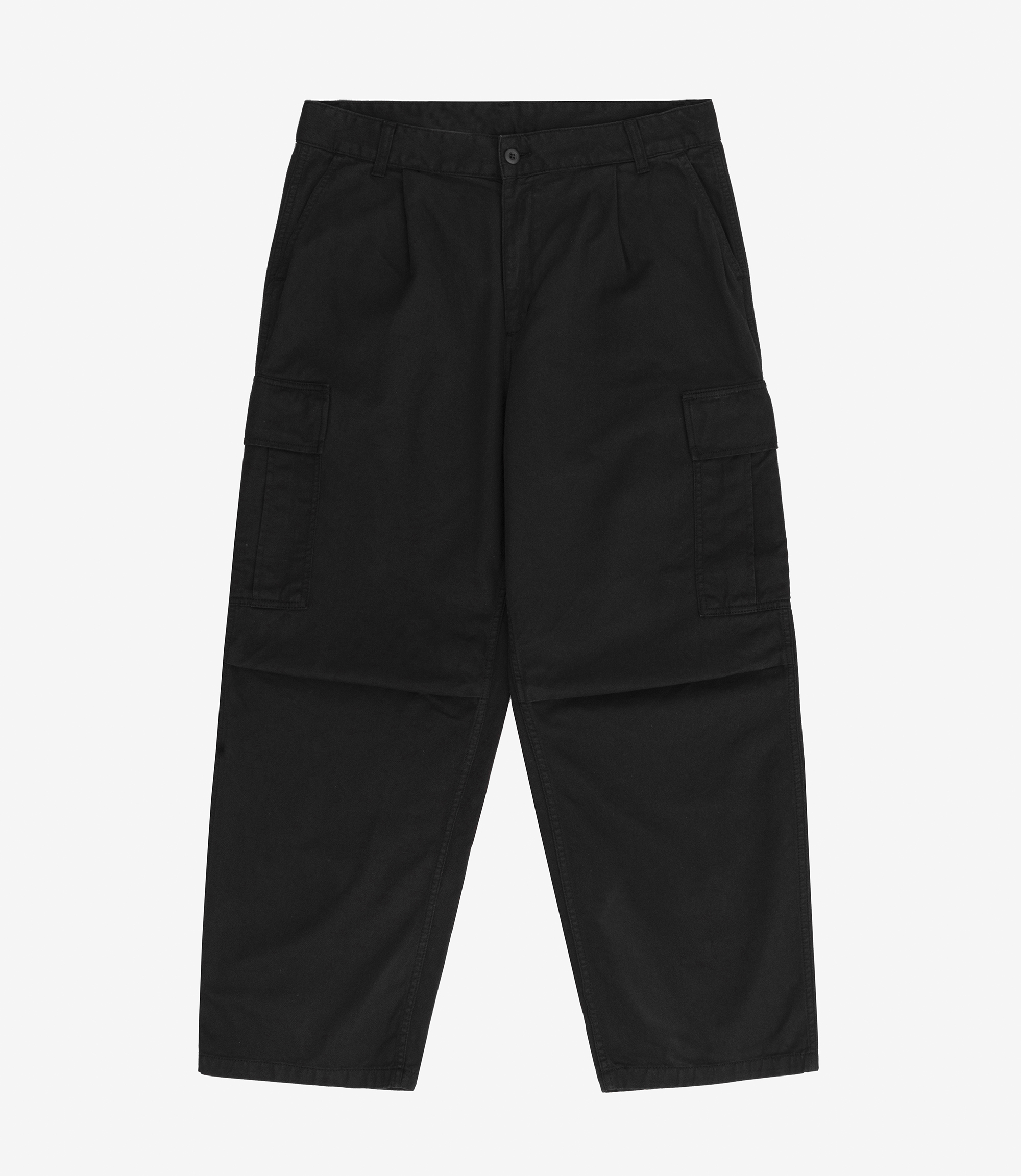 Shop Carhartt WIP Cole Cargo Pant 'Moraga' Twill Black Garment Dyed at ...