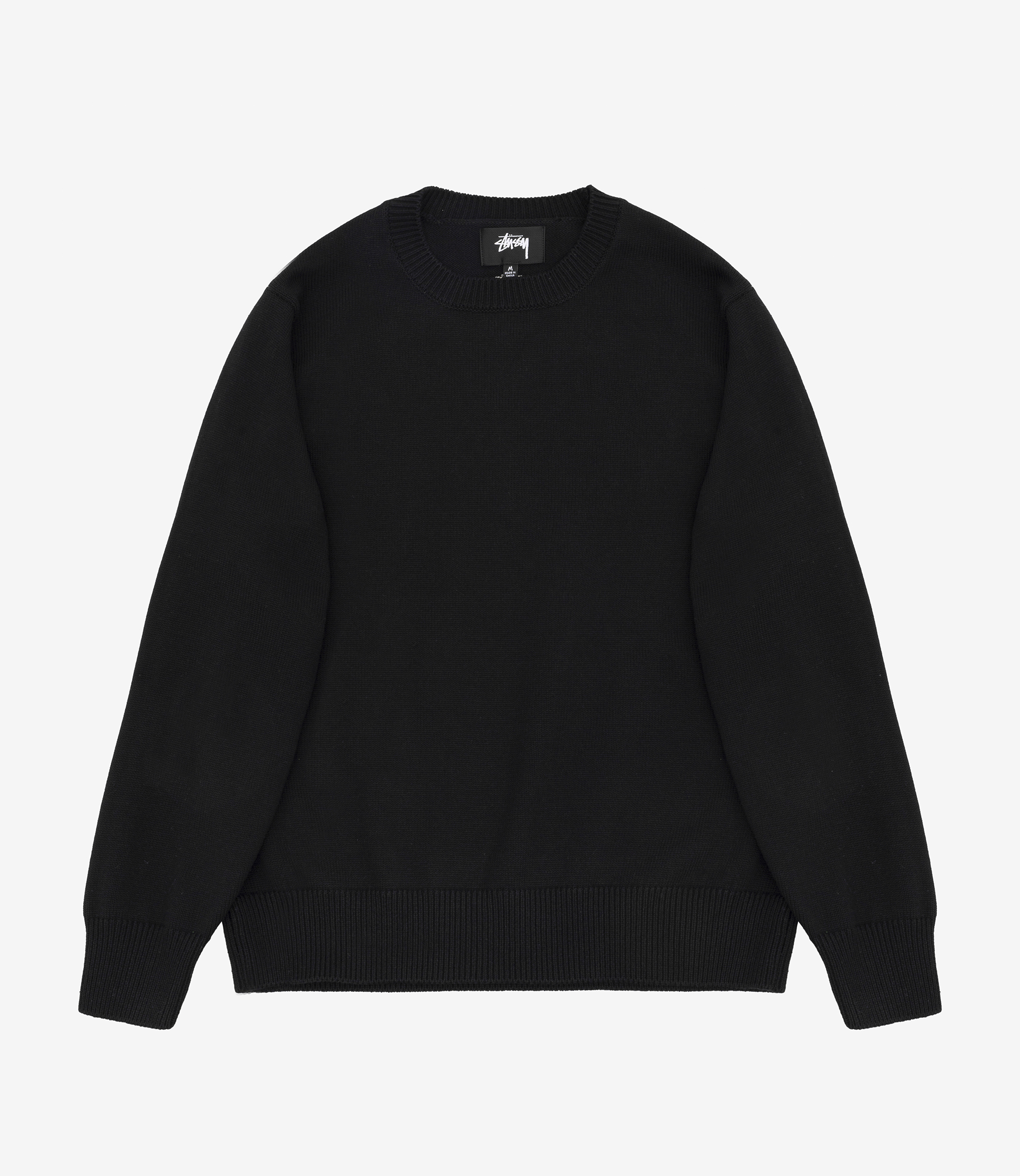 Shop Stussy Bent Crown Sweater Black at itk online store