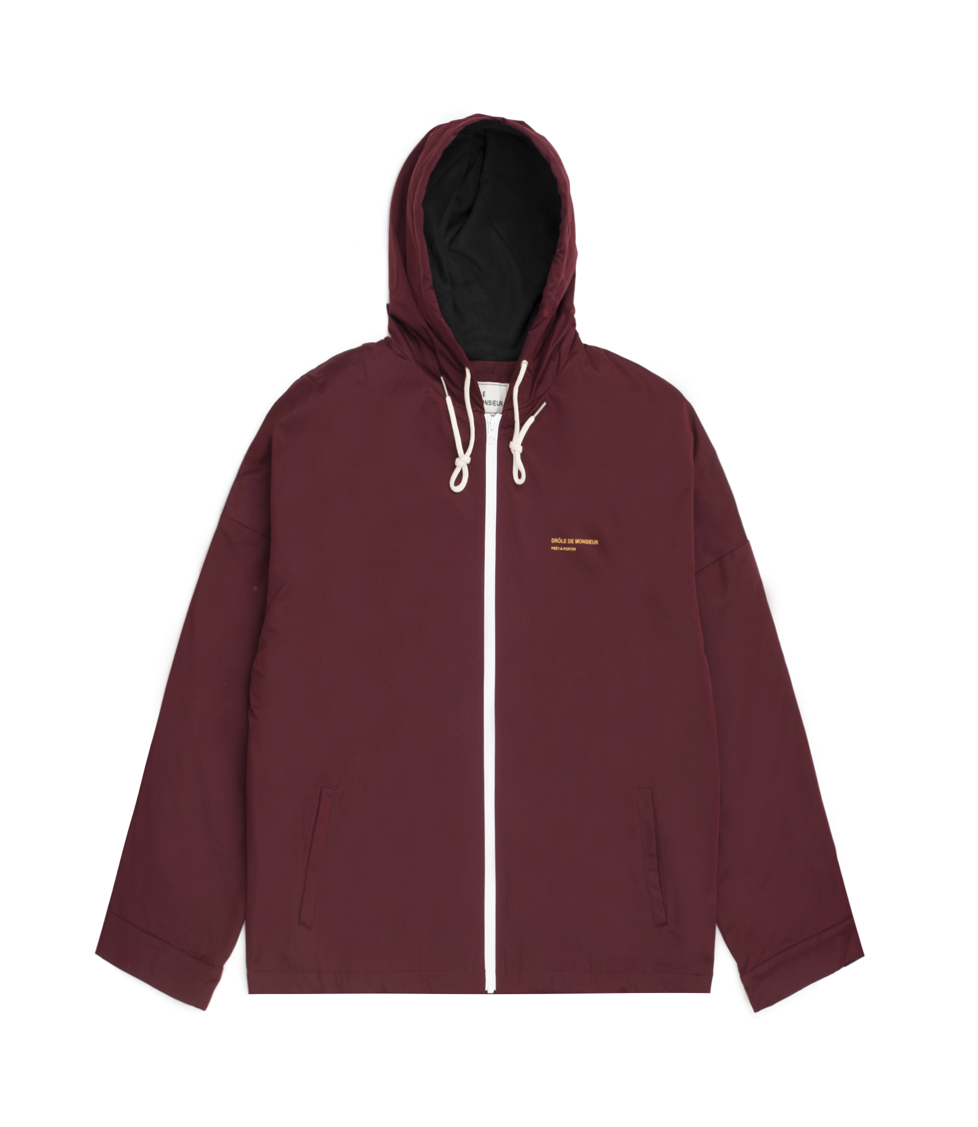 Shop Drôle de Monsieur Hooded Not From Paris Madame Jacket 