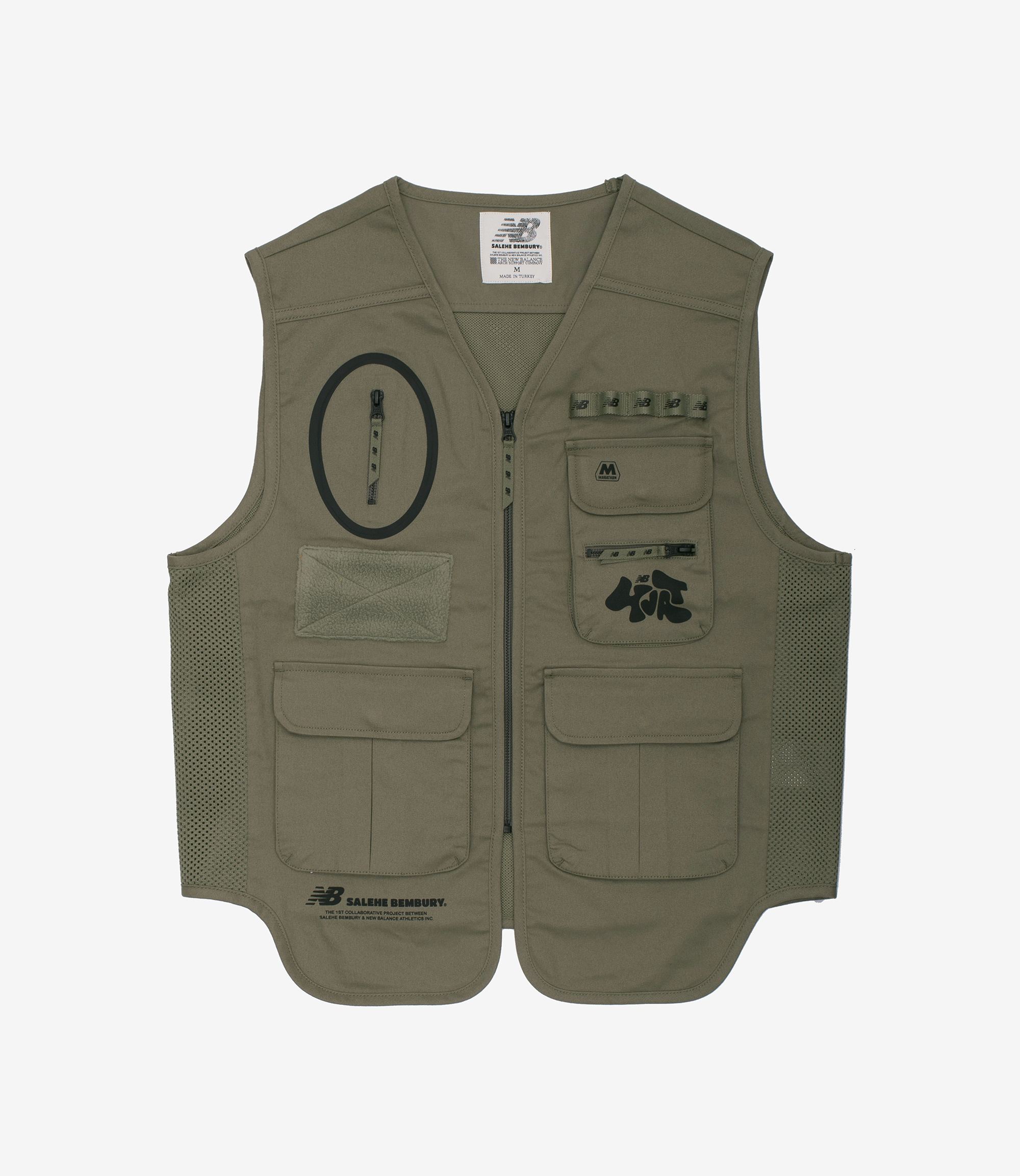 New Balance  Buy Salehe Bembury Yurt Utility Vest - covert green