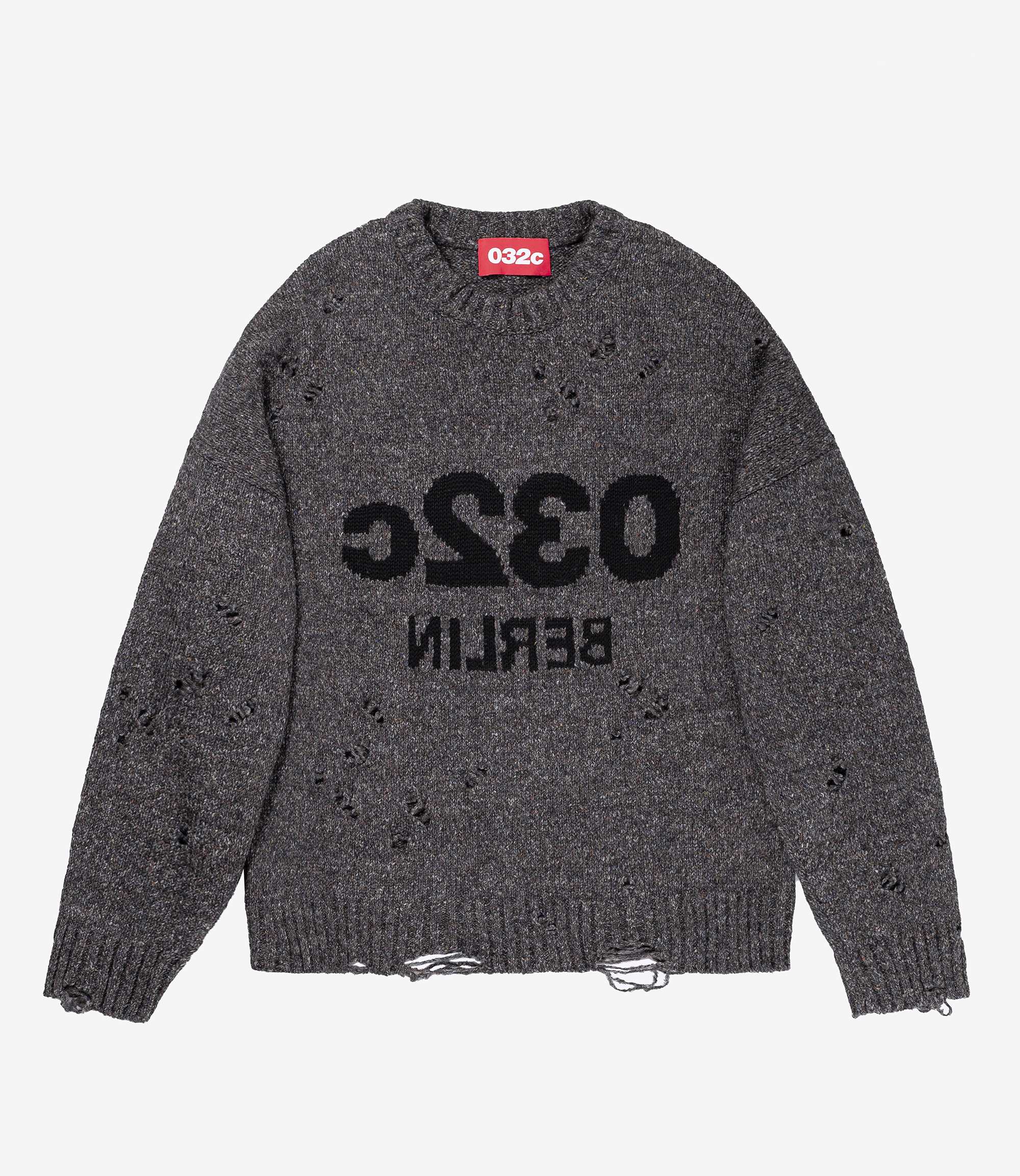 032c destroyed knit