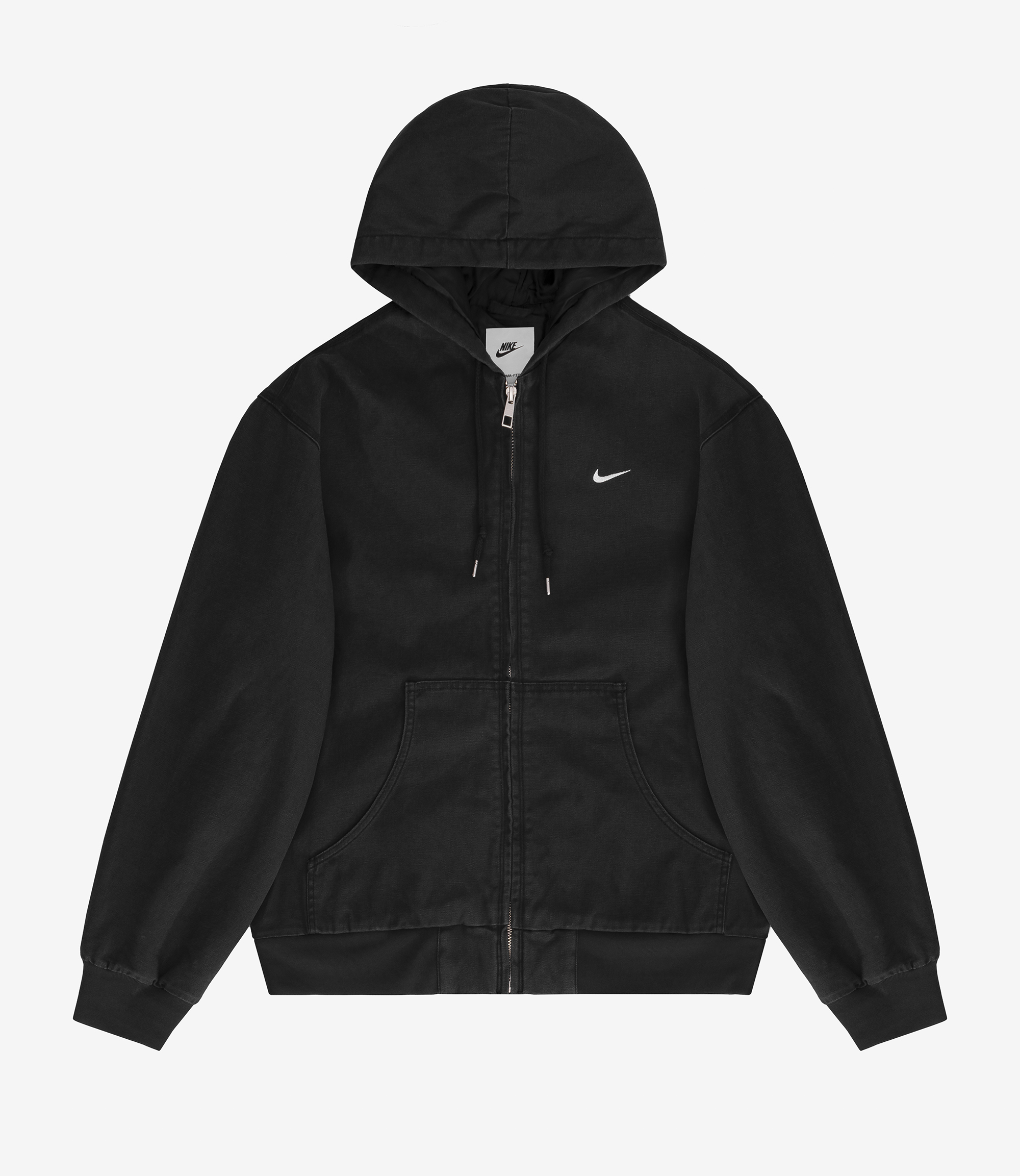 Shop Nike Sportswear Padded Hooded Jacket Black at itk online store