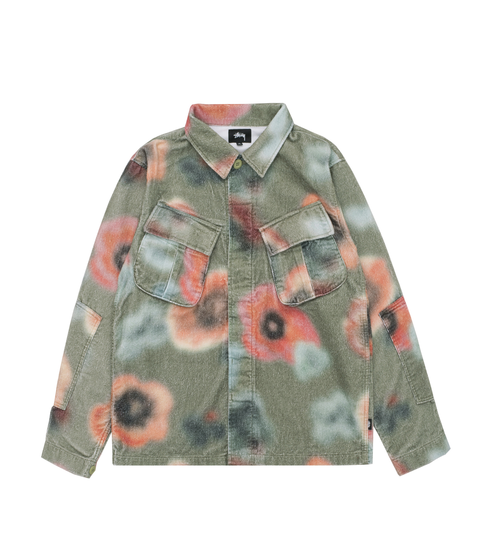 Shop Stussy Velveteen Jungle LS Shirt Floral at itk online store