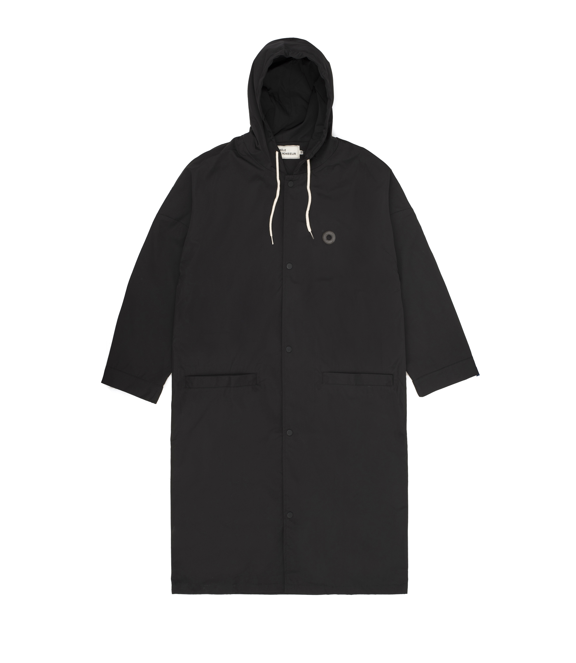 Shop Drôle de Monsieur Hooded Not from Paris Madame Long