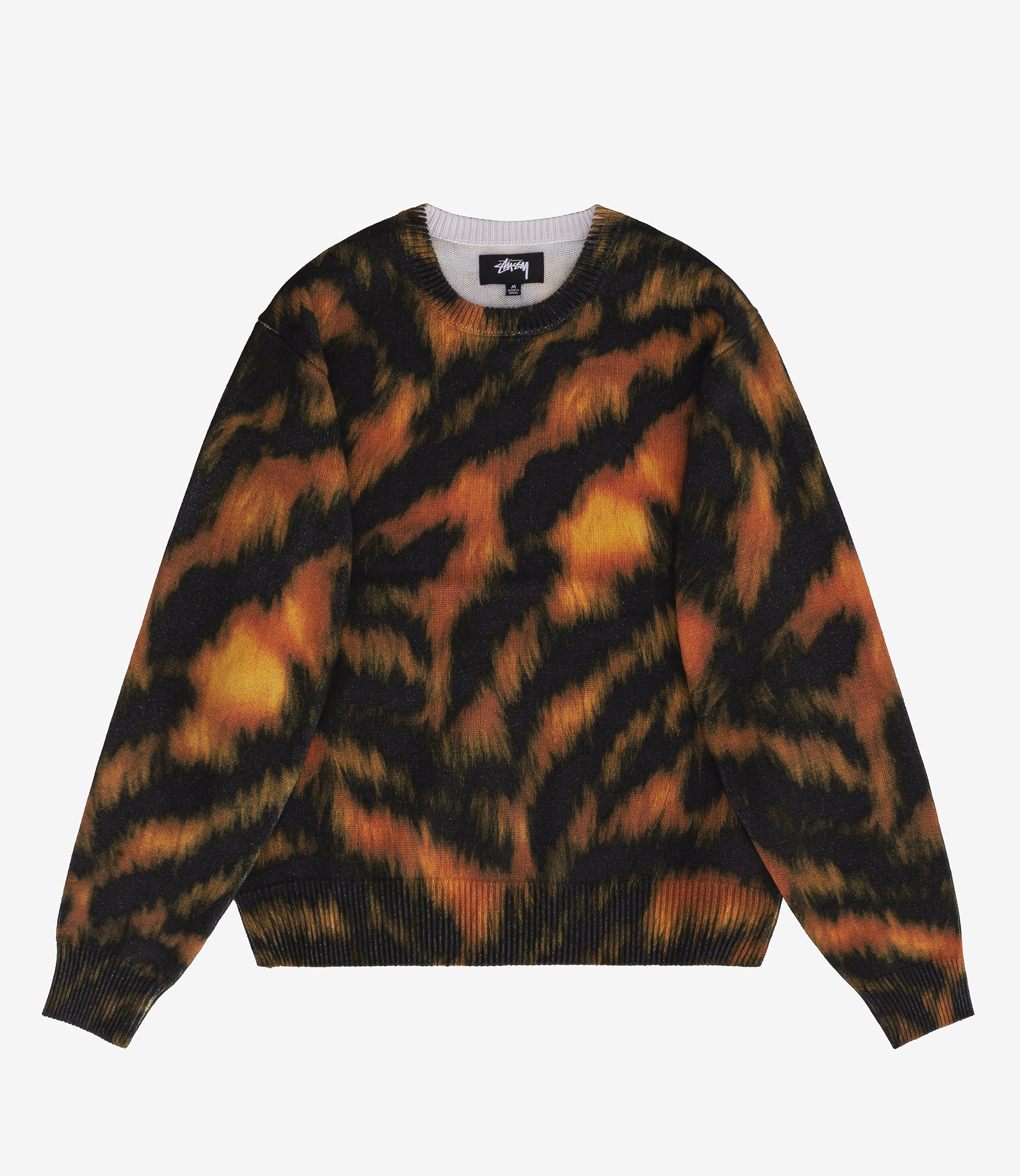 Shop Stussy Printed Fur Sweater Tiger at itk online store