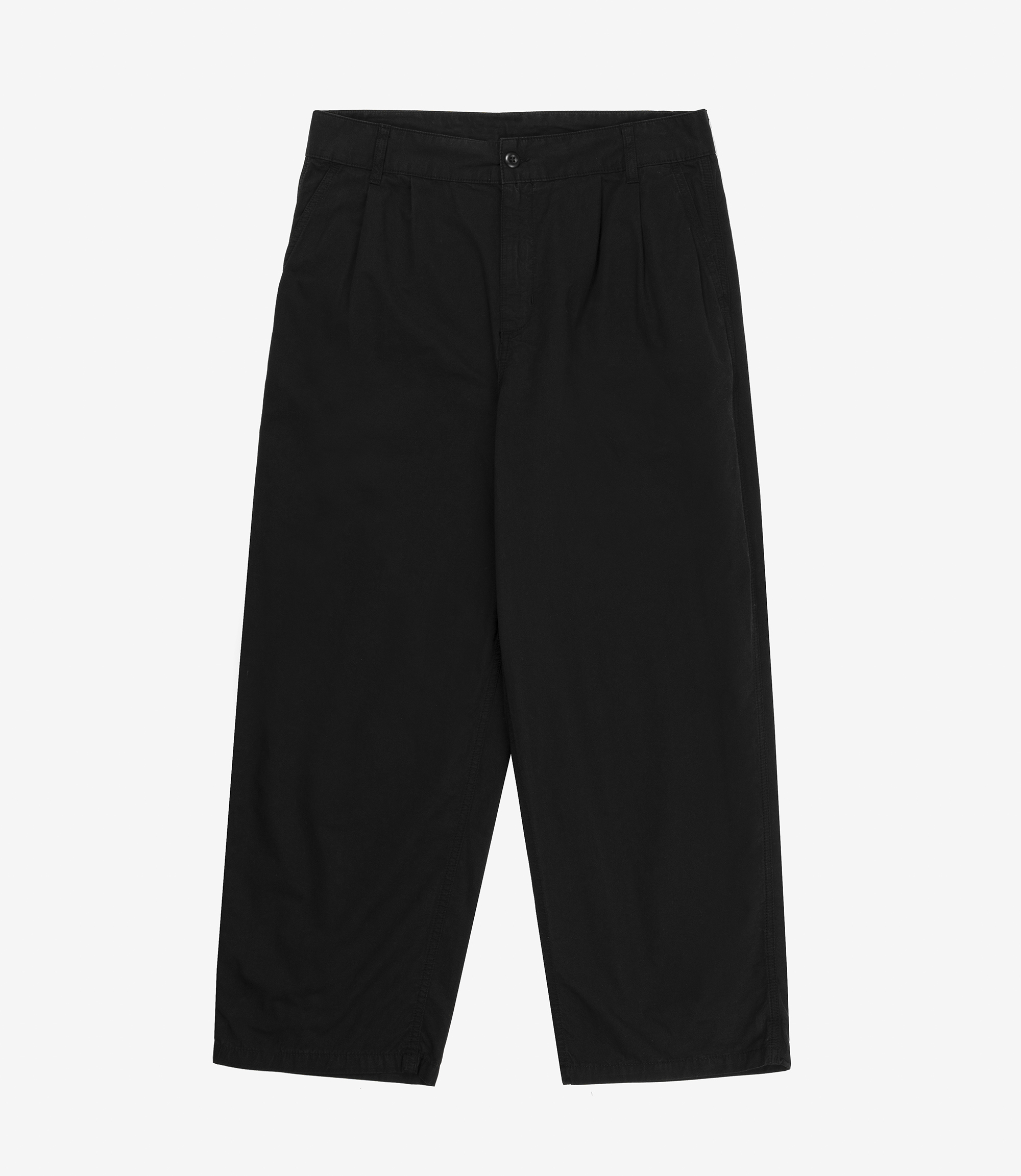 Shop Carhartt WIP Colston Pant 'Dothan' Poplin Black Stone Washed at ...