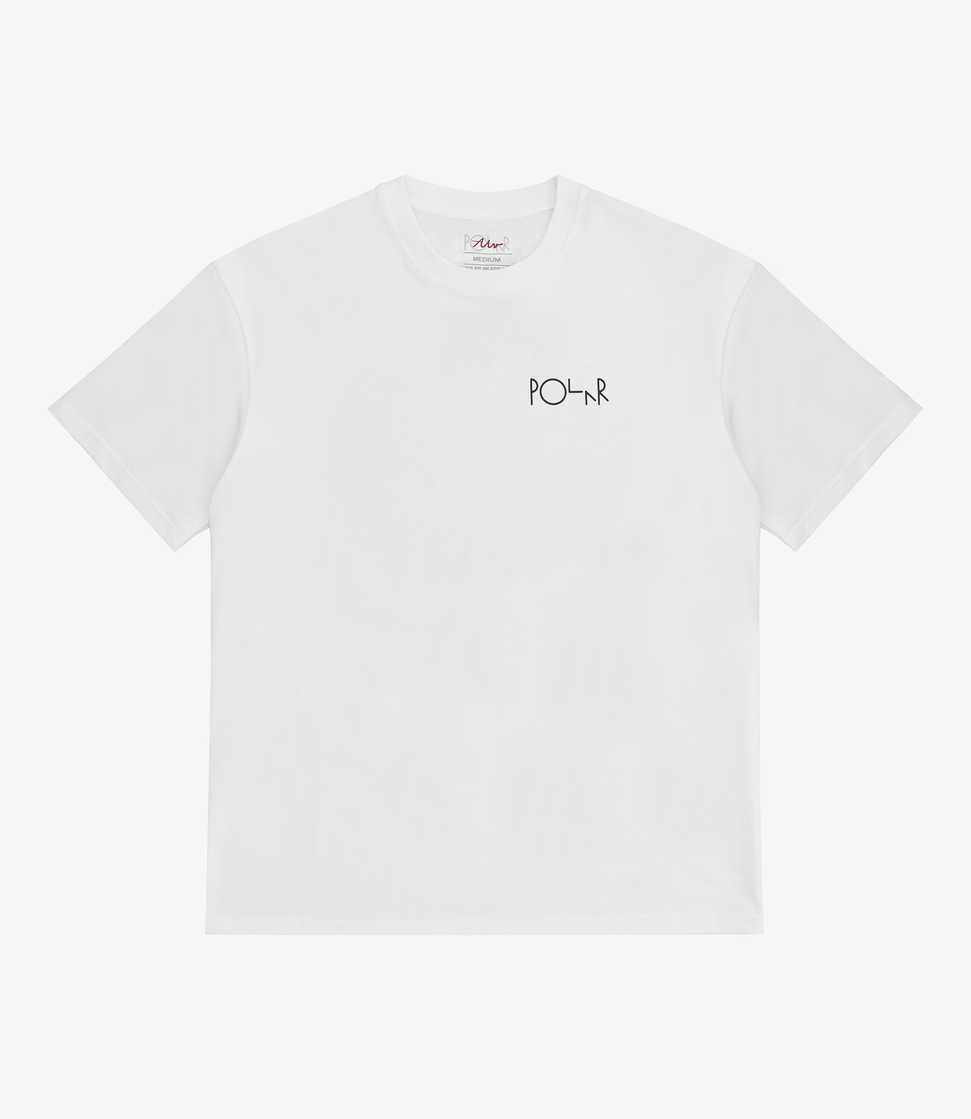 ★★Adairs★★ skate tee white IX9022 Shop Polar Skate Co Skorsten Fill Logo Tee White at itk