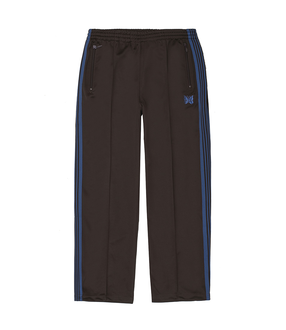 Shop Needles Track Pant Poly Smooth Brown at itk online store