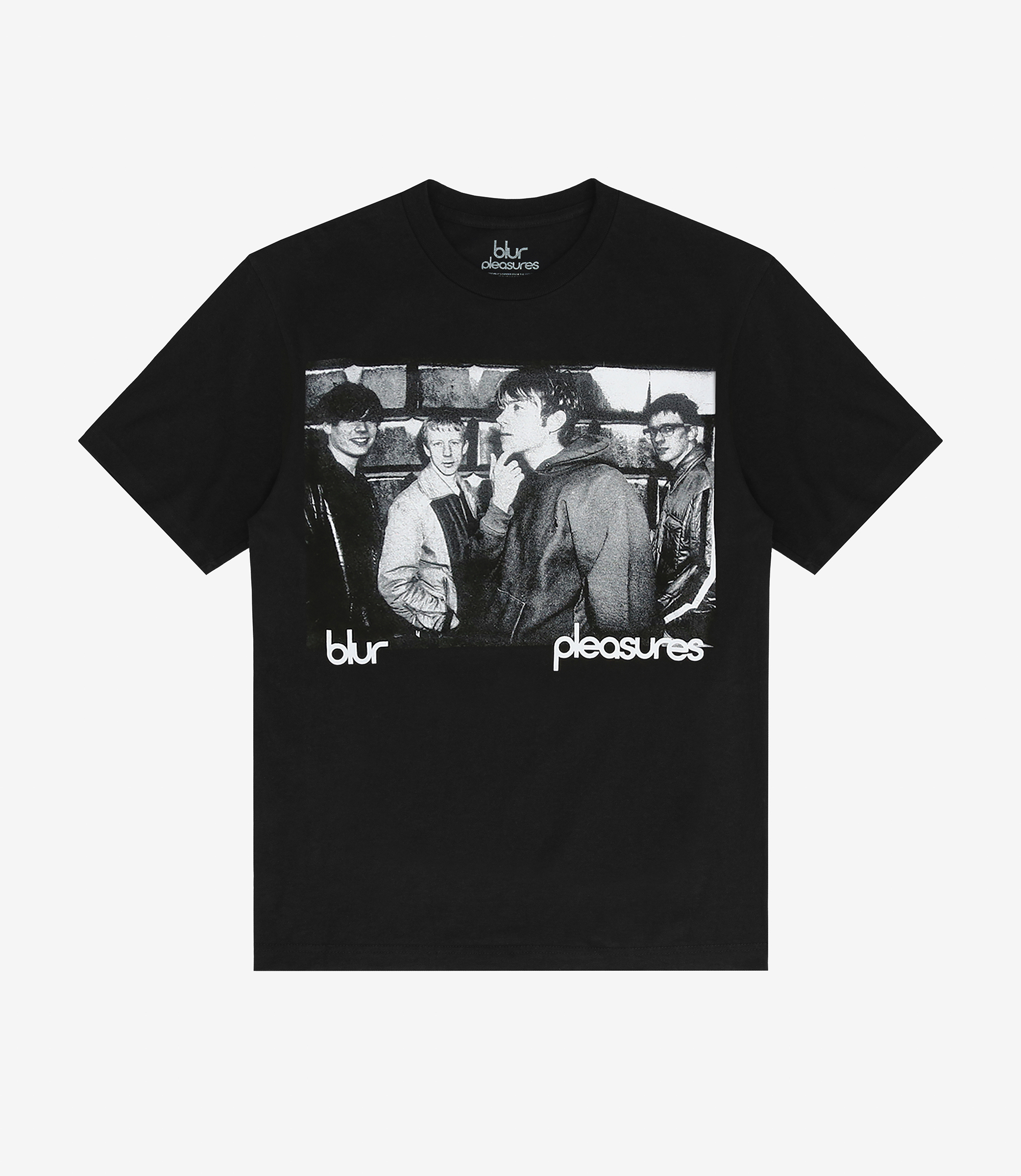 Shop Pleasures x Blur Movin' On T-Shirt Black at itk online store