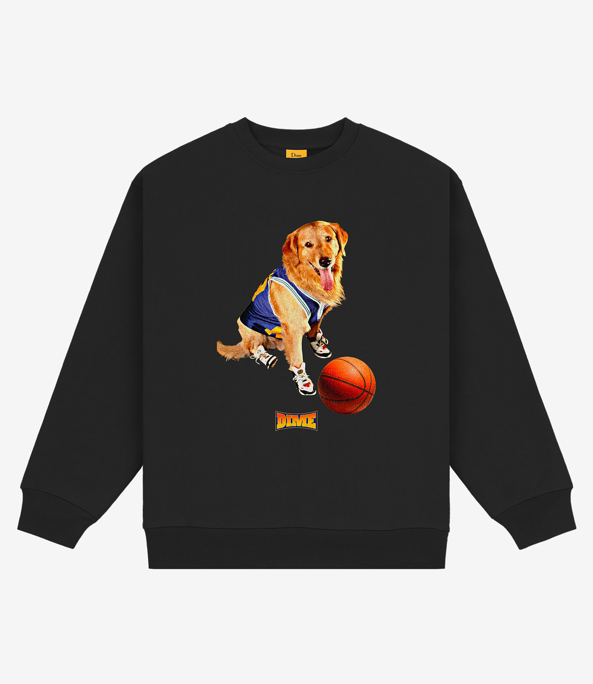 Dime Tech crewneck black – zeropolis