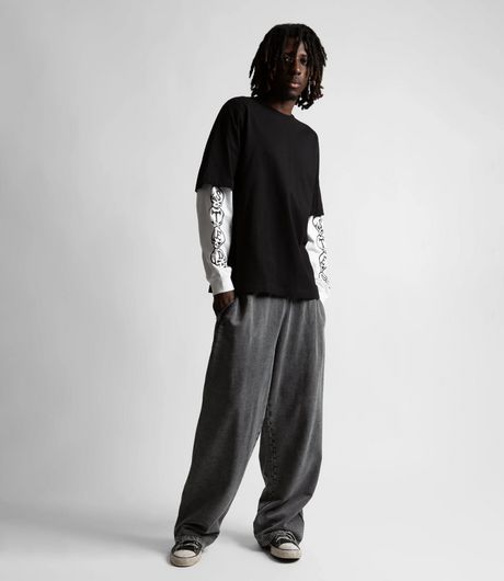 Wasted Paris Kingdom Curve Jogging Faded Back