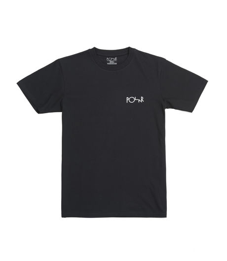 Polar Skate Co Stroke Logo Tee Black/White OLD