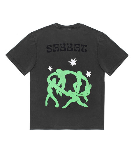 Carne Bollente Sabbat T-Shirt Washed Black